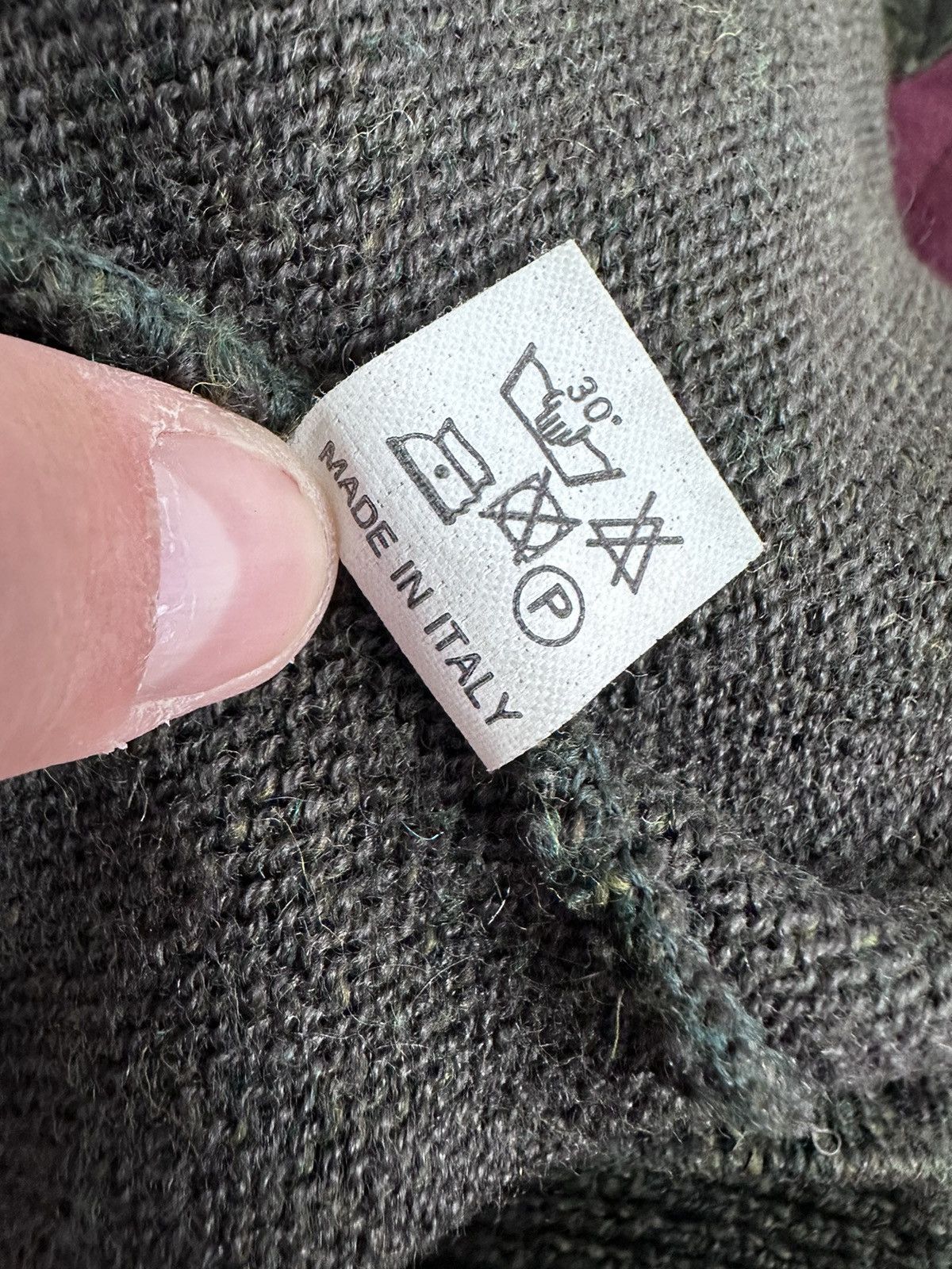 Designer Mimispirit Knit Wool Lana Jumper Sweater Applique Size US L / EU 52-54 / 3 - 7 Thumbnail