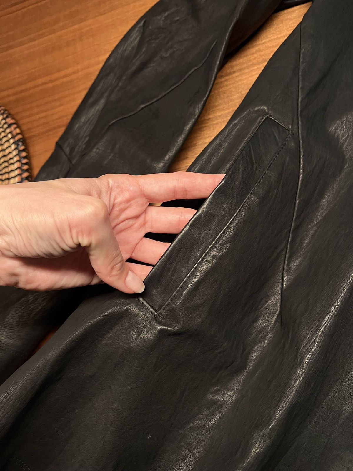 10sei0otto Black leather jacket from 10sei0otto Size US XXL / EU 58 / 5 - 4 Thumbnail