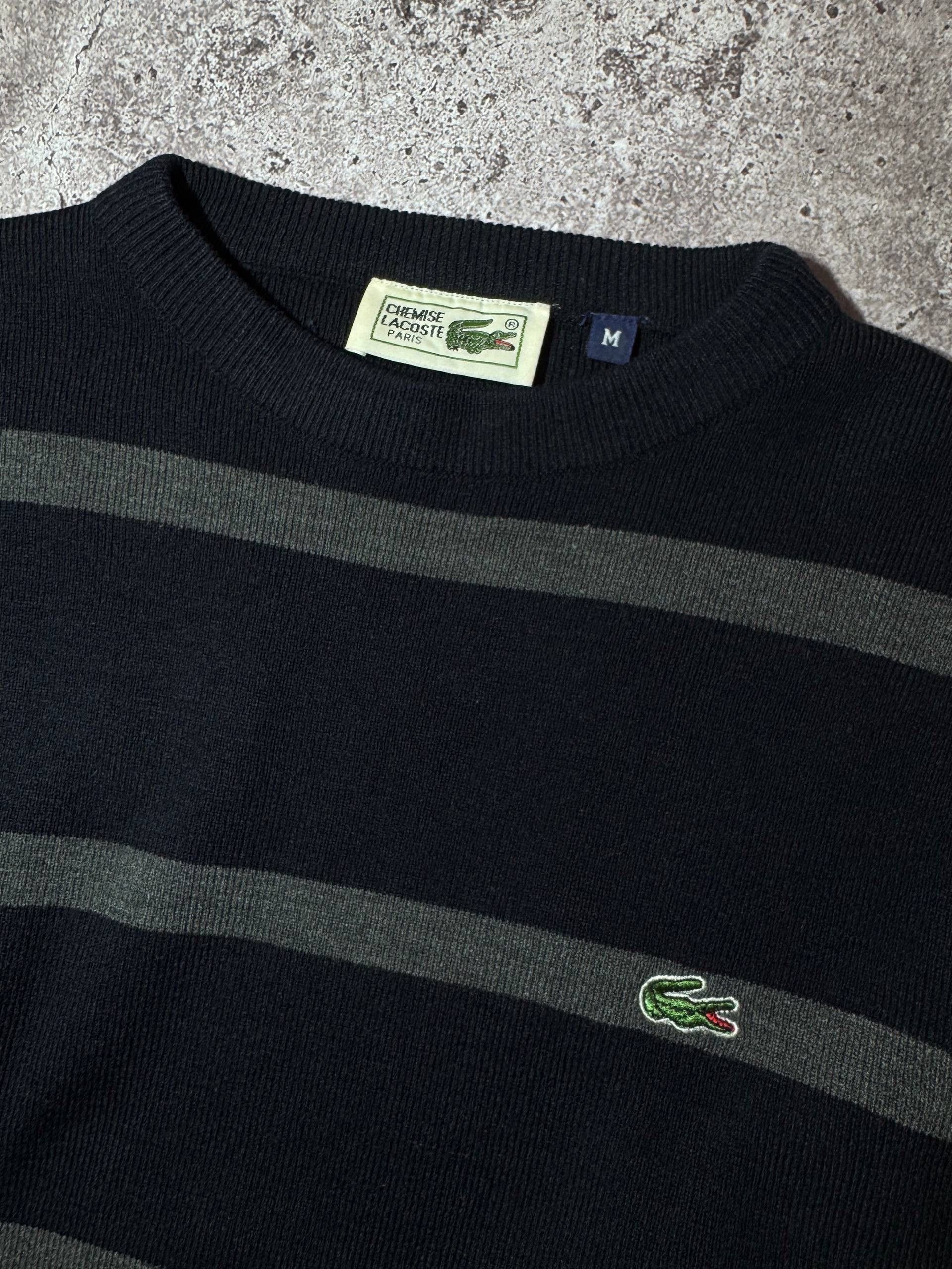 Lacoste Vintage Lacoste Black/Gray Cotton Sweatshirt Streetwear y2k Size US M / EU 48-50 / 2 - 3 Thumbnail