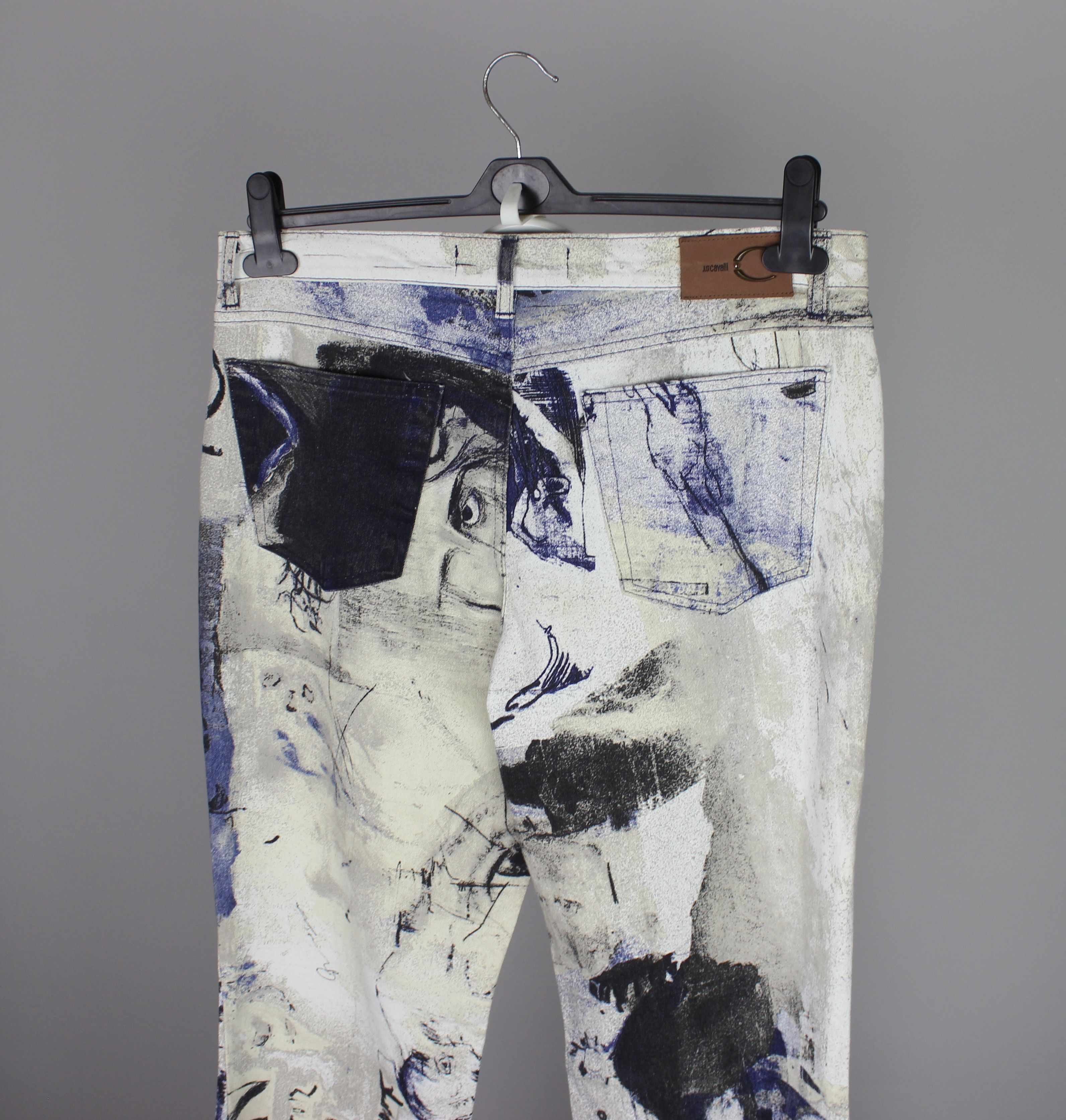 Roberto Cavalli Roberto Cavalli denim napoleon pants printed 32 46 multi Size US 32 / EU 48 - 15 Thumbnail