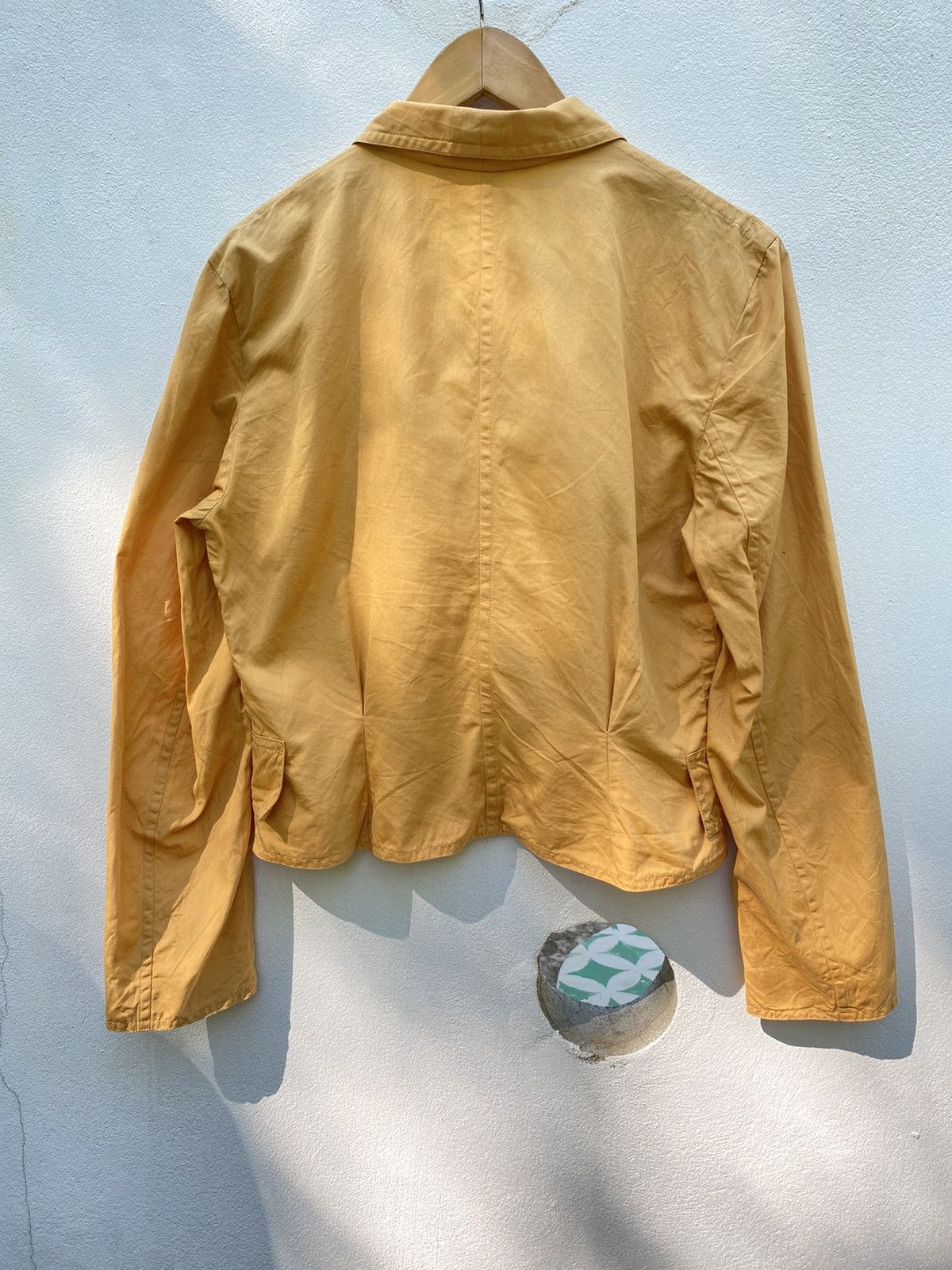 Designer FRANCO MONTANARINI Yellow Blazer Jacket Size ONE SIZE - 13 Thumbnail