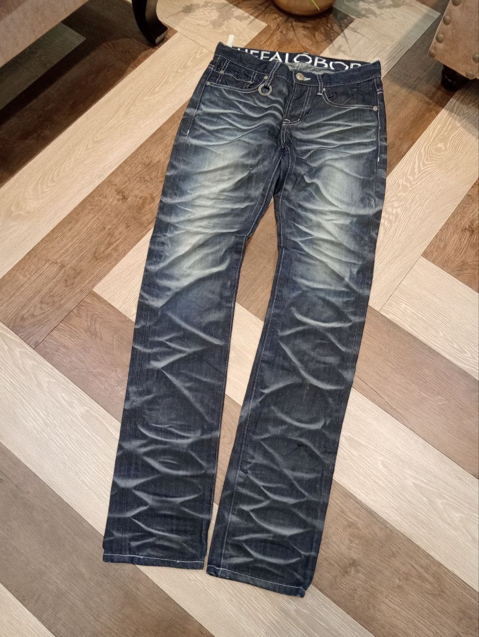 BUFFALO BOBS BUFFALO BOBS JAPANESE LABEL DISTRESSED SLIM JEANS Size US 30 / EU 46 - 2 Thumbnail