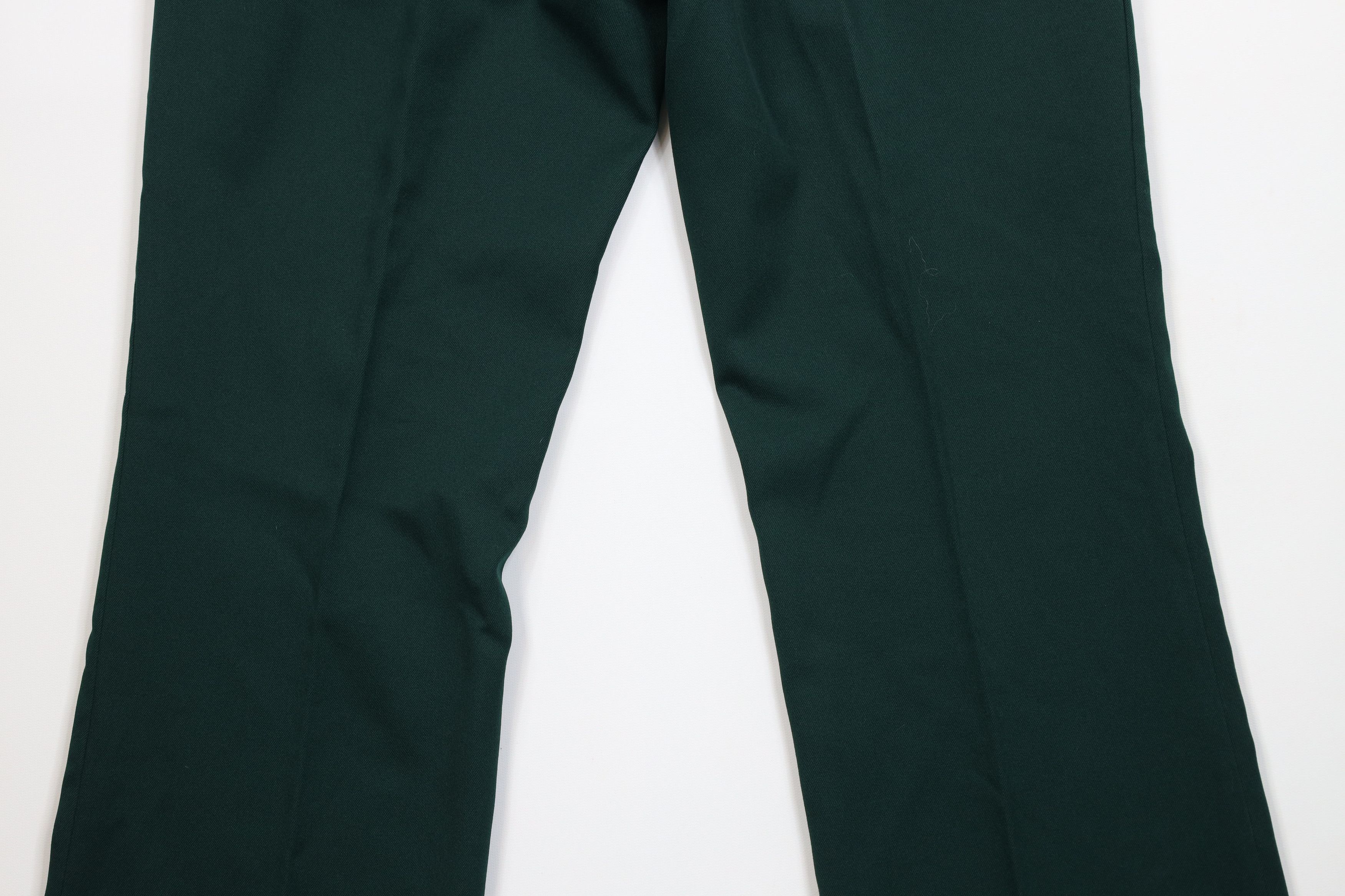 Vintage Vintage 70s Streetwear Flared Wide Leg Chino Pants Green USA Size US 34 / EU 50 - 11 Thumbnail