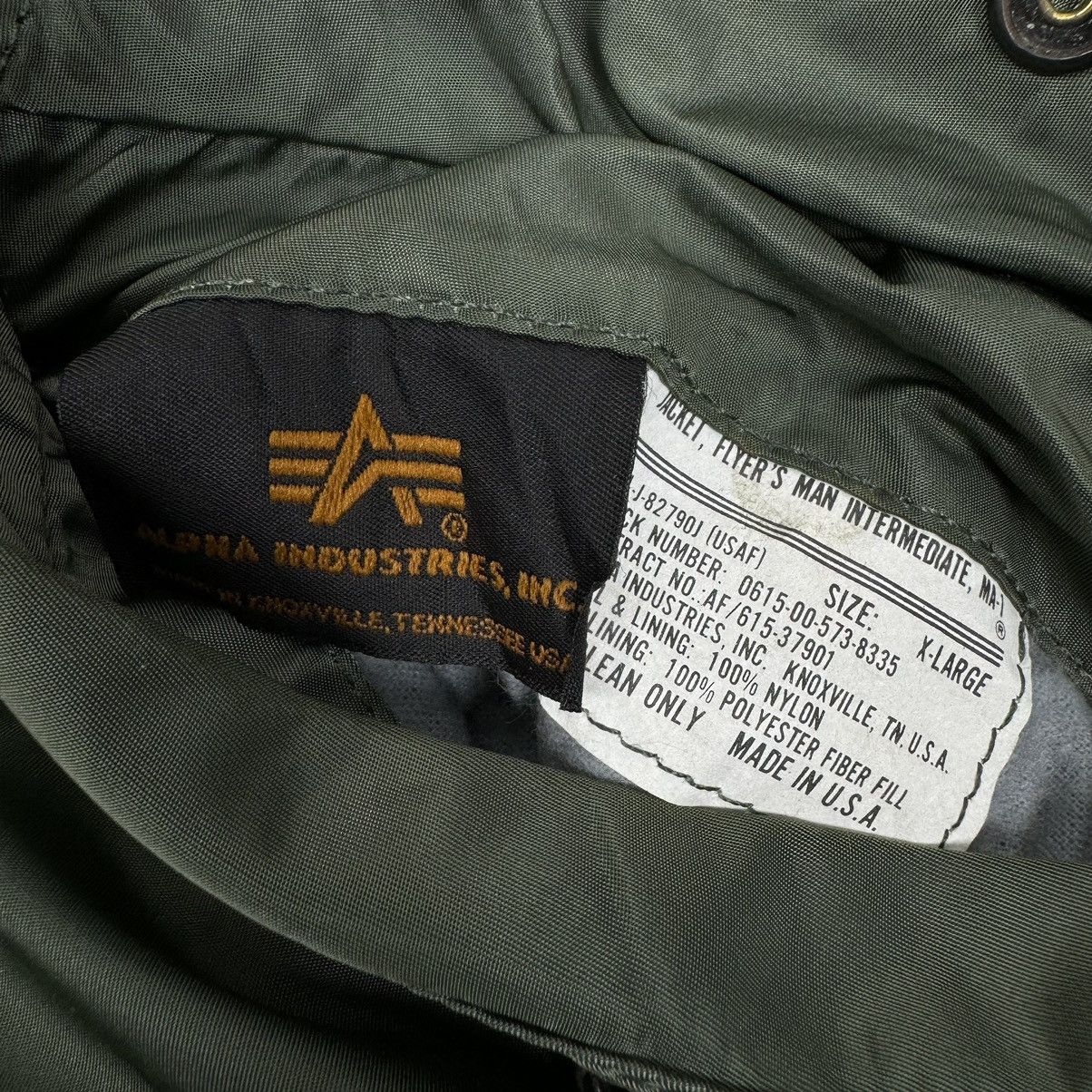 Alpha Industries 🌟ALPHA INDUSTRIES REVERSIBLE TYPE MA 1 FLYER BOMBER JACKET Size US XL / EU 56 / 4 - 15 Thumbnail