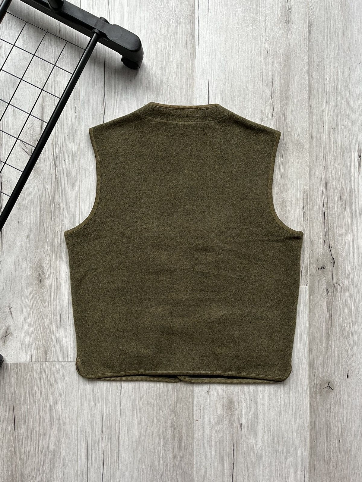 Lacoste × Vintage Vintage 00s Dark Green Lacoste Wool Sweater Button Up Vest Size US L / EU 52-54 / 3 - 7 Thumbnail