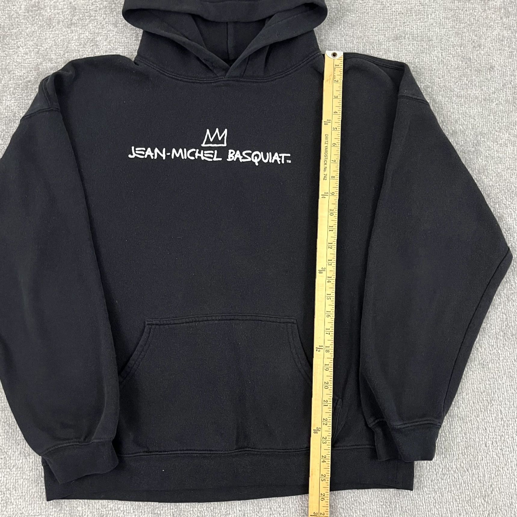 Vintage Jean Michael Basquiat Hoodie Adult Mens L/XL Black Graphic Pullover Size US L / EU 52-54 / 3 - 6 Thumbnail