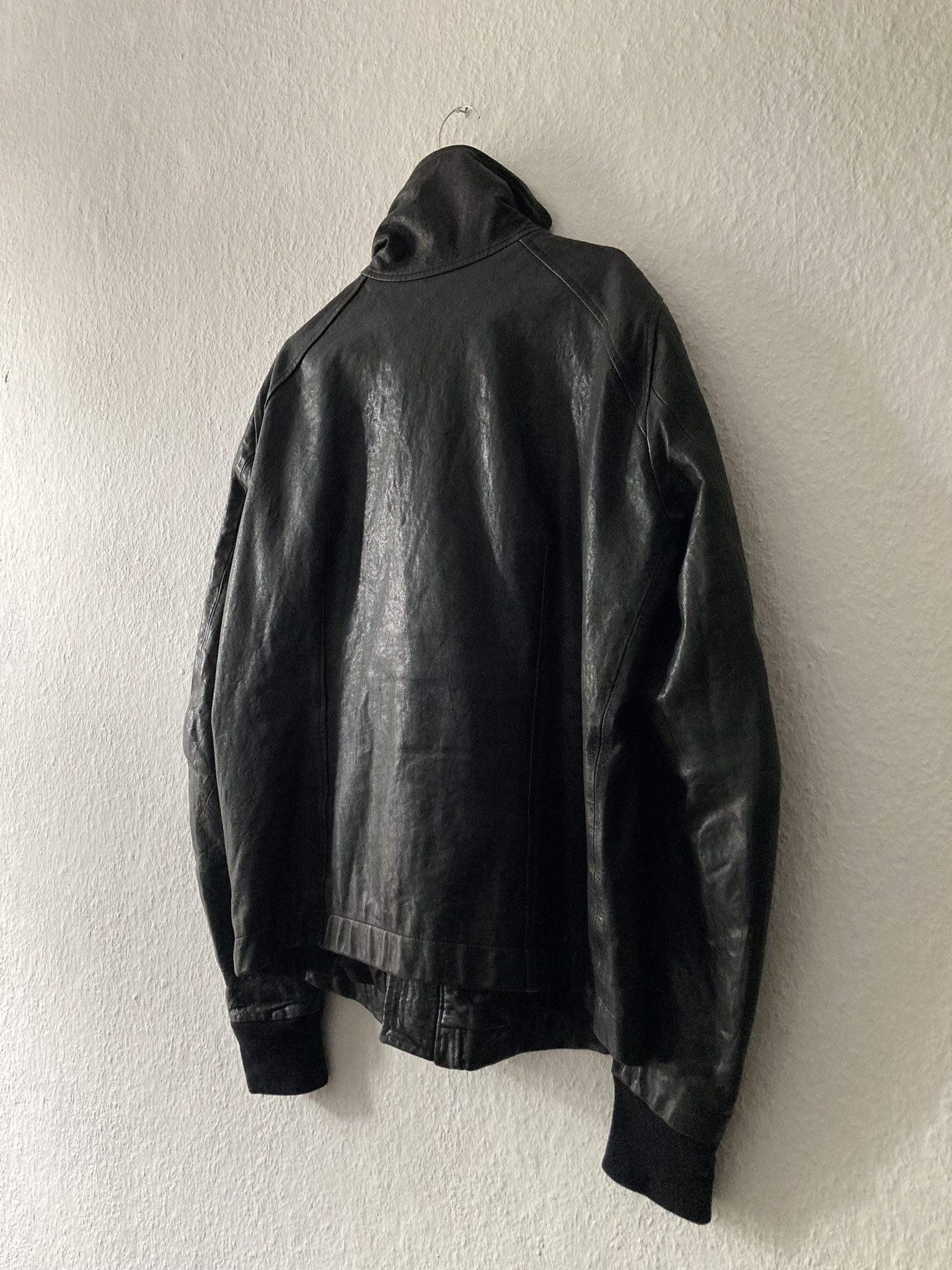 Rick Owens F/W 09 "CRUST" Hammered Lamb Leather Intarsia Jacket XL Size US XL / EU 56 / 4 - 11 Thumbnail