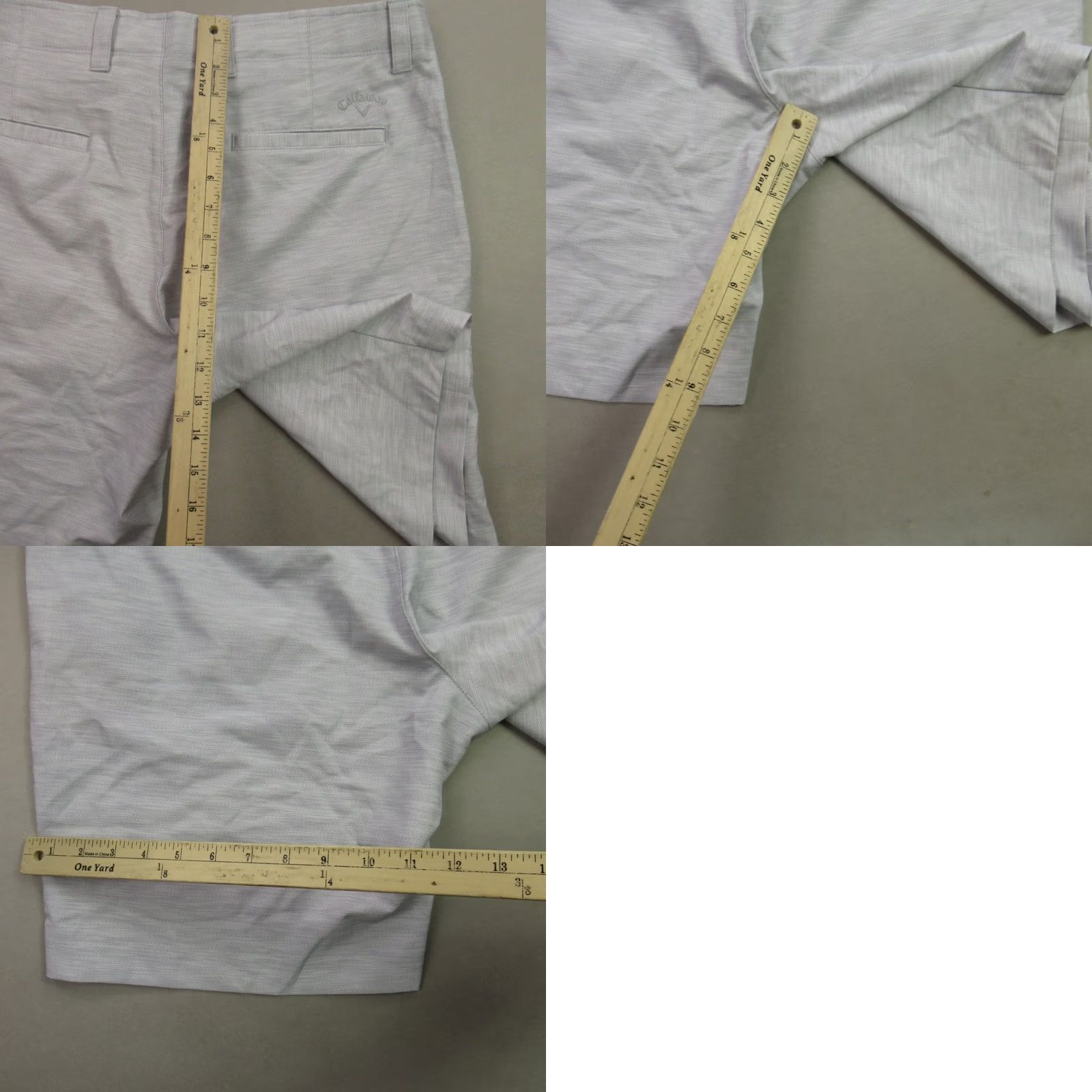 Callaway Callaway Shorts Mens 36 Pockets Button Lightweight Outdoors Chino White Size US 36 / EU 52 - 8 Thumbnail