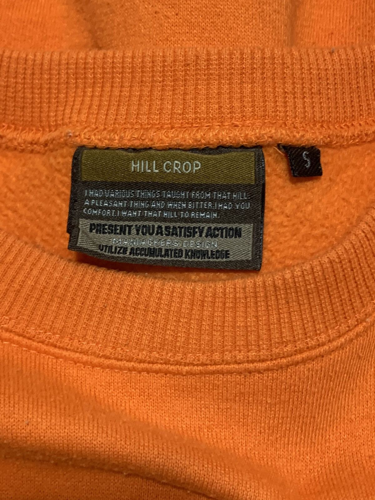 Japanese Brand Vintage Hill Crop Wording sweatshirt Size US S / EU 44-46 / 1 - 14 Thumbnail