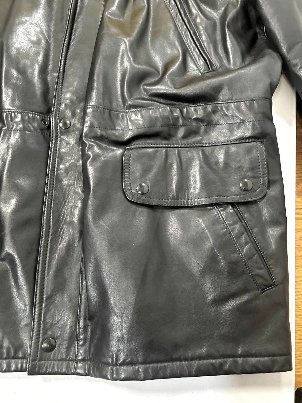 Dakota Grizzly Vintage 90s Grizzly Genuine Leather Bomber Button Up Jacket Size US XL / EU 56 / 4 - 7 Thumbnail