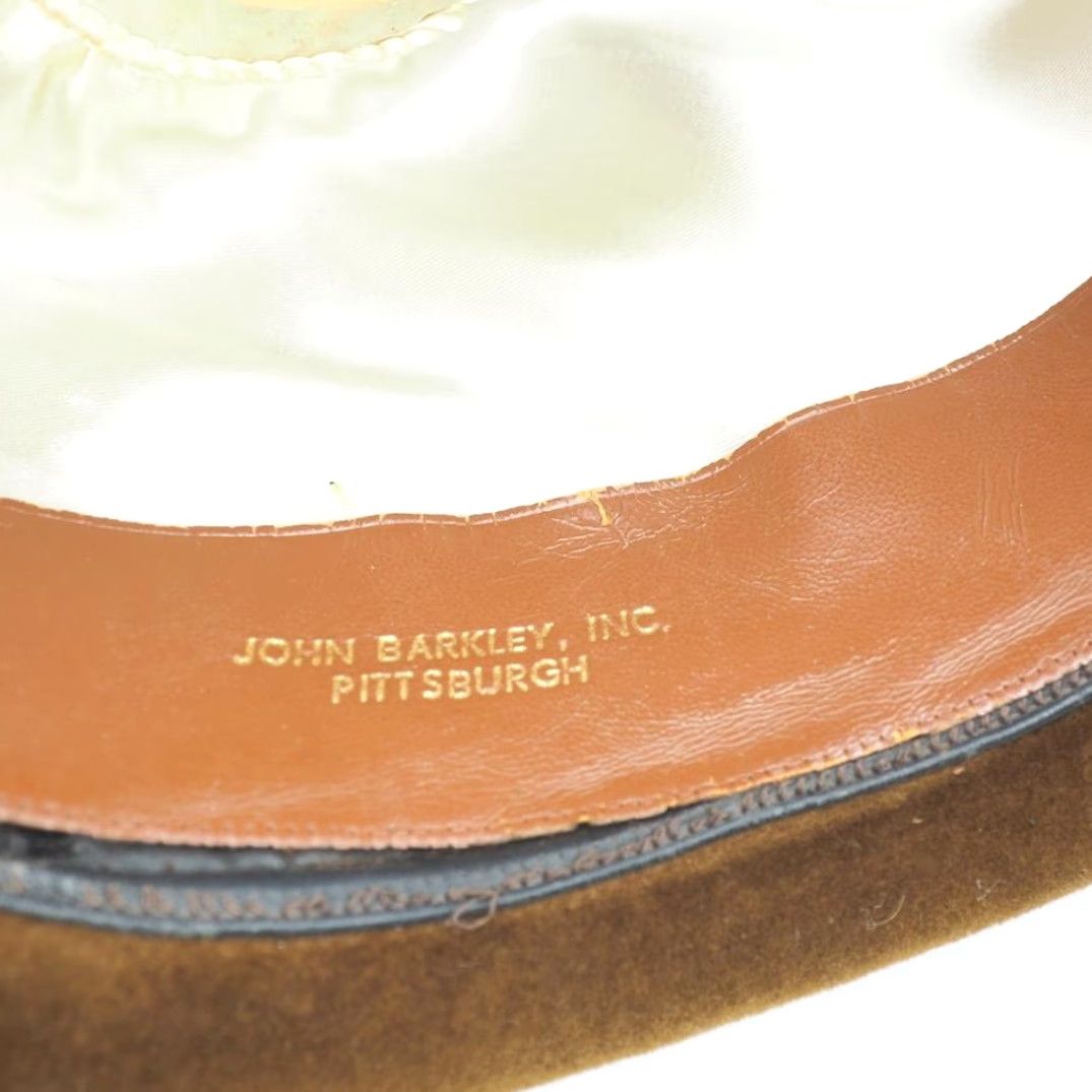 Vintage VINTAGE Bruder Dobesch Mens Fedora Brown Hat John Barkley Pittsburgh Hat 6-7/8 Mens Brown Vintage 90s Concert Football Mens Size ONE SIZE - 5 Thumbnail