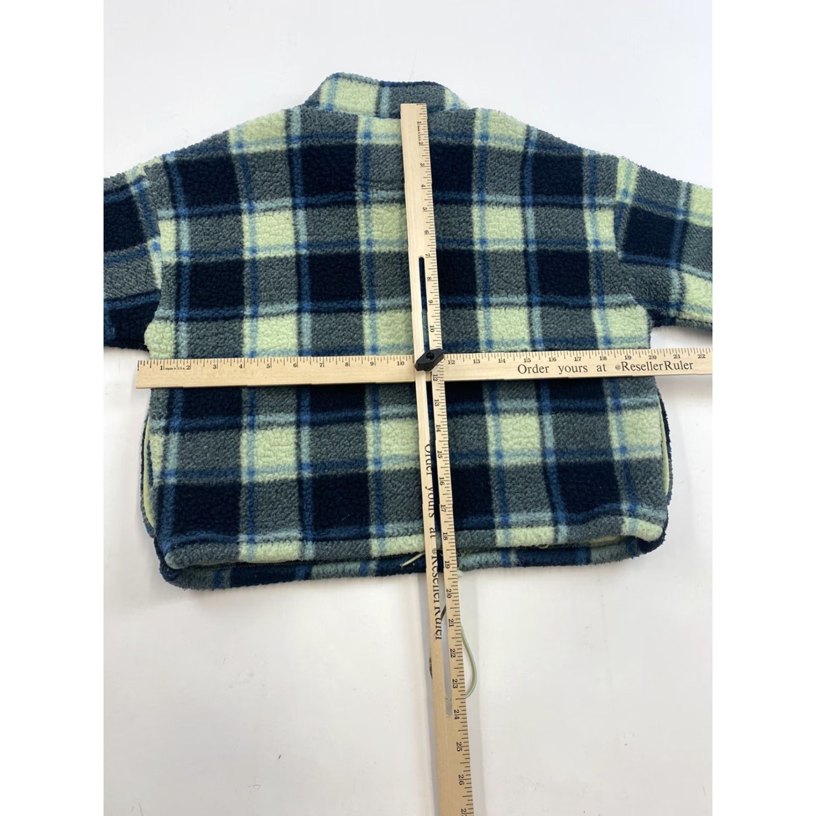 American Eagle Outfitters American Eagle Sweatshirt Womens XS Plaid Cropped Fleece Size XS / US 0-2 / IT 36-38 - 3 Thumbnail