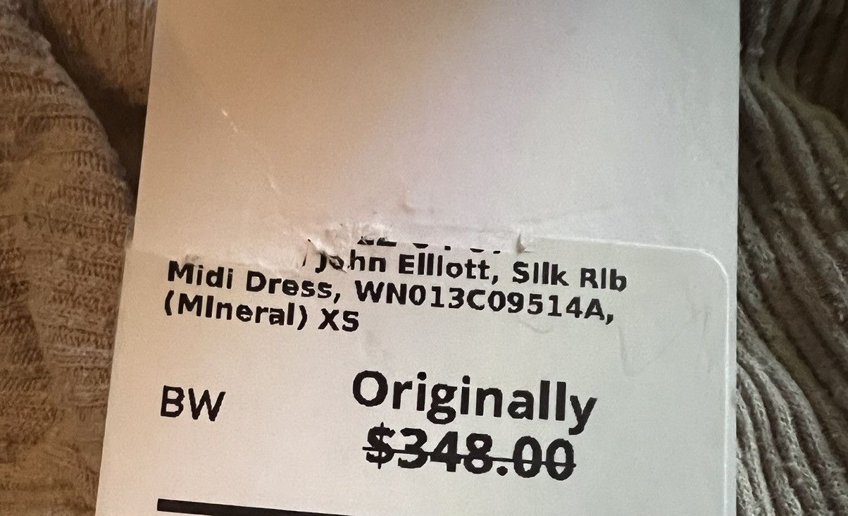 John Elliott John Elliott Silk Rib Midi Dress Size XS / US 0-2 / IT 36-38 - 10 Thumbnail