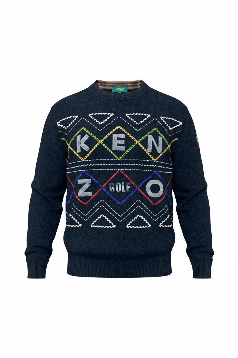 Kenzo Vintage Kenzo Golf Sweatshirt Size US M / EU 48-50 / 2 - 1 Thumbnail