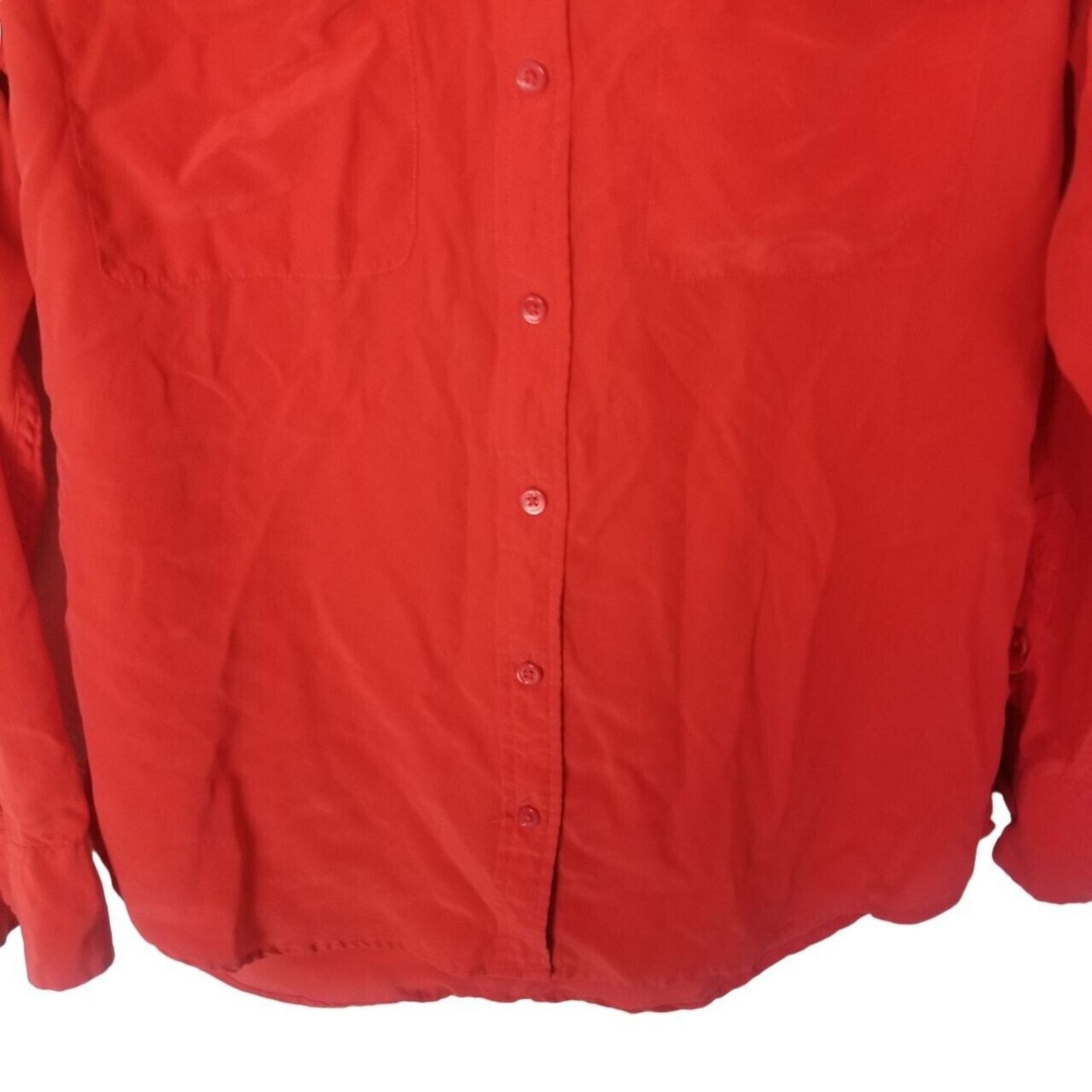 Equipment Equipment Womens 100% Silk Blouse Size S Quiet Luxury Career Size S / US 4 / IT 40 - 3 Thumbnail