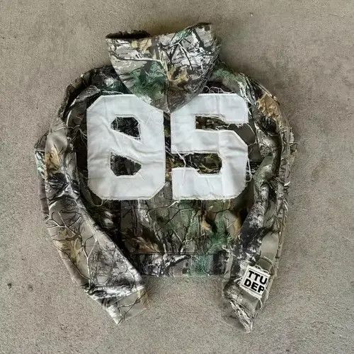 Other Letter Zipper Camo Hoodies Size US XXL / EU 58 / 5 - 6 Thumbnail