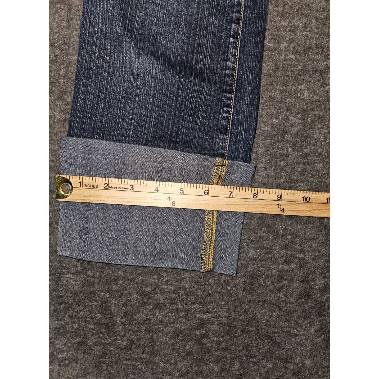 Vintage VINTAGE Polo Jeans Company Stretch Cropped Jeans Women's 28 Blue Denim Logo Preppy 90s Vintage Womens Jeans Size 28" / US 6 / IT 42 - 7 Thumbnail