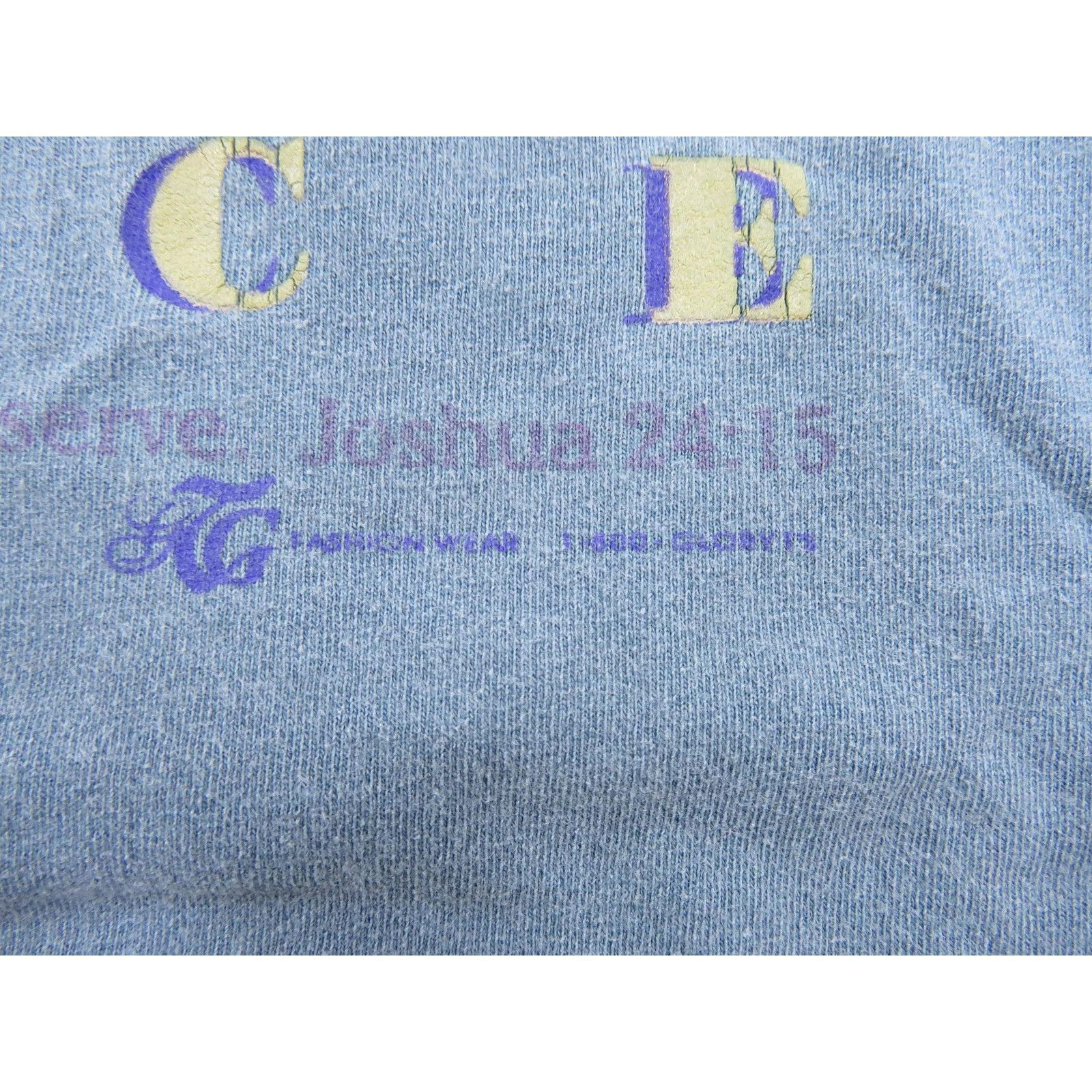 Anvil Christian By Choice University Style Graphic T-shirt L 90s Size US L / EU 52-54 / 3 - 4 Thumbnail