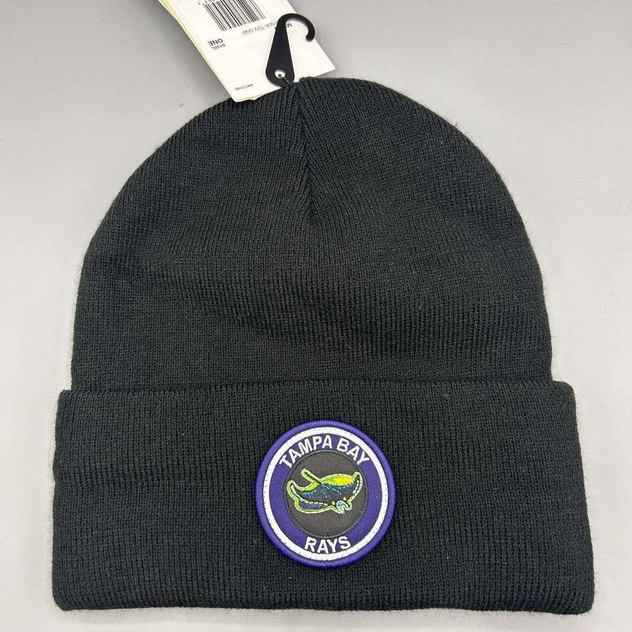 Nike Tampa Bay Devil Rays x Nike Hat Men Black Cuffed Beanie Cap Size ONE SIZE - 1 Thumbnail