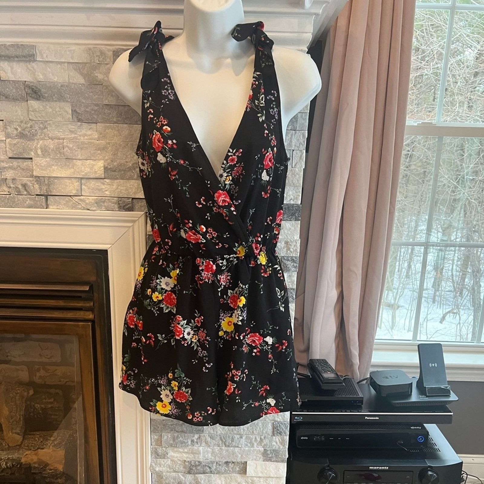 & Other Stories Trixxi Floral Meadow Romper – Women’s Size XS Size 26" / US 2 / IT 38 - 6 Thumbnail