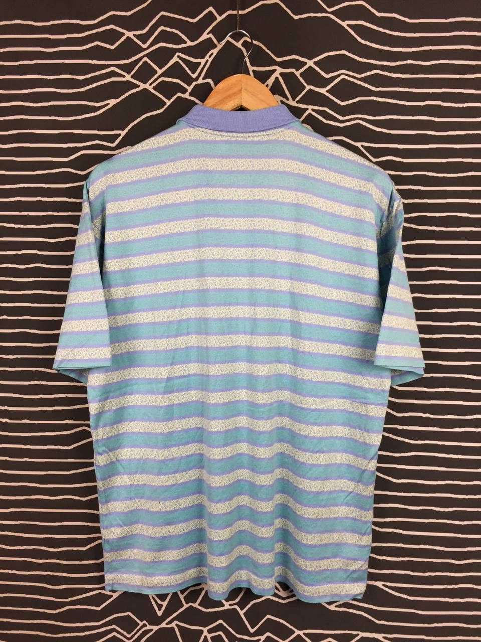 Vintage Vtg 90s Maris Made In Italy Mako Cotton Striped Polo Shirt Size US L / EU 52-54 / 3 - 7 Thumbnail