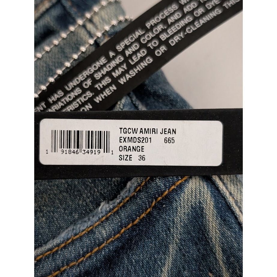 Amiri o1rshd1 TGCW Amiri Jeans in Orange Size US 36 / EU 52 - 20 Thumbnail
