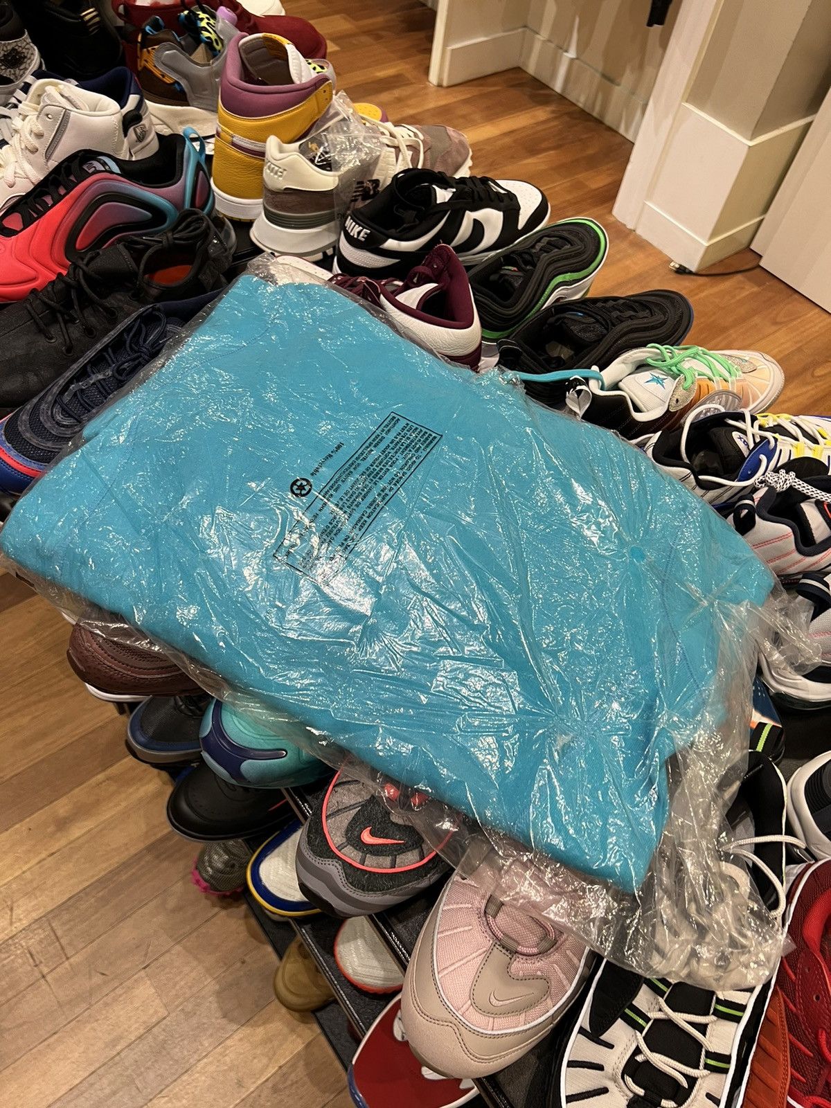 Supreme × Thrasher Supreme Thrasher Boyfriend Hoodie Aqua Blue Size US S / EU 44-46 / 1 - 4 Thumbnail