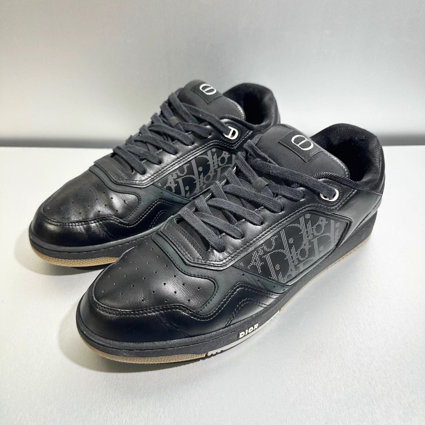 Dior Dior B27 Black Oblique Sneaker 45 Size US 12 / EU 45 - 1 Thumbnail
