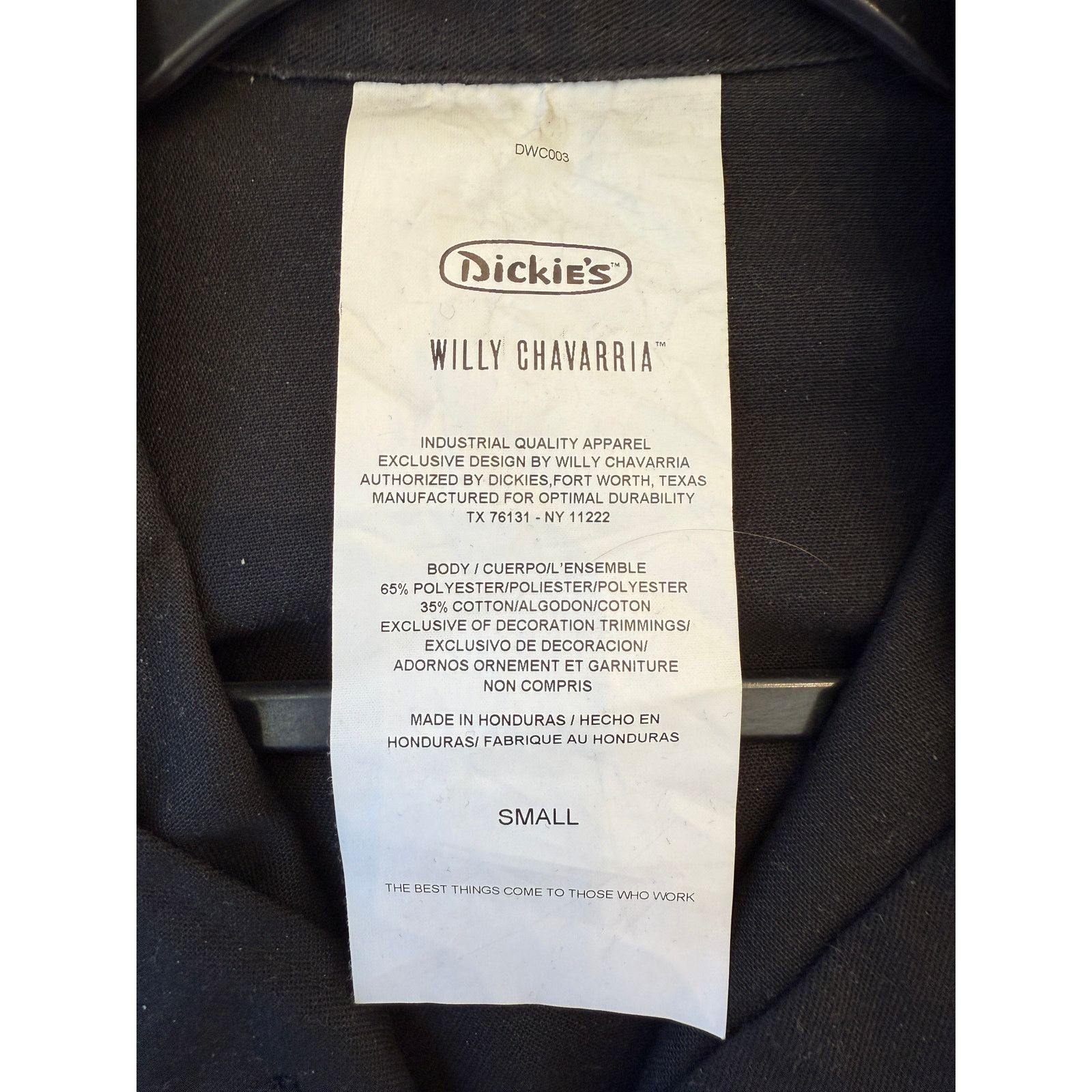 Dickies Willy Chavarria x Dickies Black Button Up Jacket Size US S / EU 44-46 / 1 - 3 Thumbnail