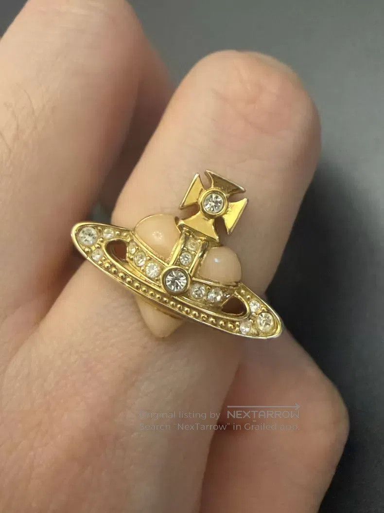 Vivienne Westwood Vivienne Westwood Saturn Ring Size ONE SIZE - 3 Thumbnail