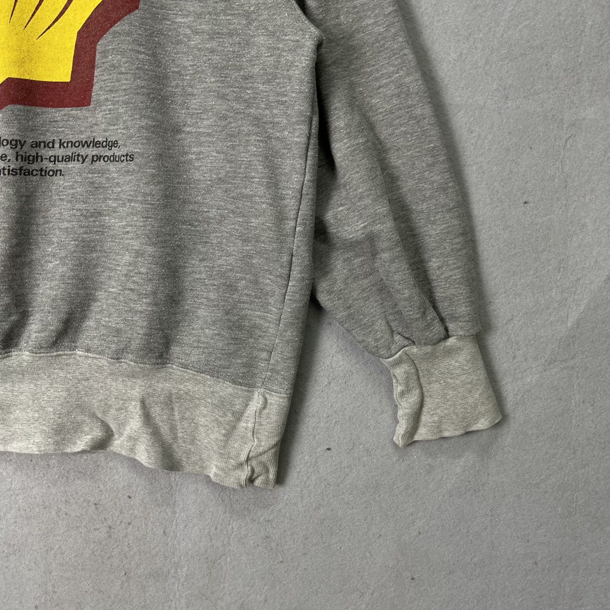 Vintage Vintage Showa Shell Sekiyu Shell Service Wear Sweatshirt Size US L / EU 52-54 / 3 - 4 Thumbnail