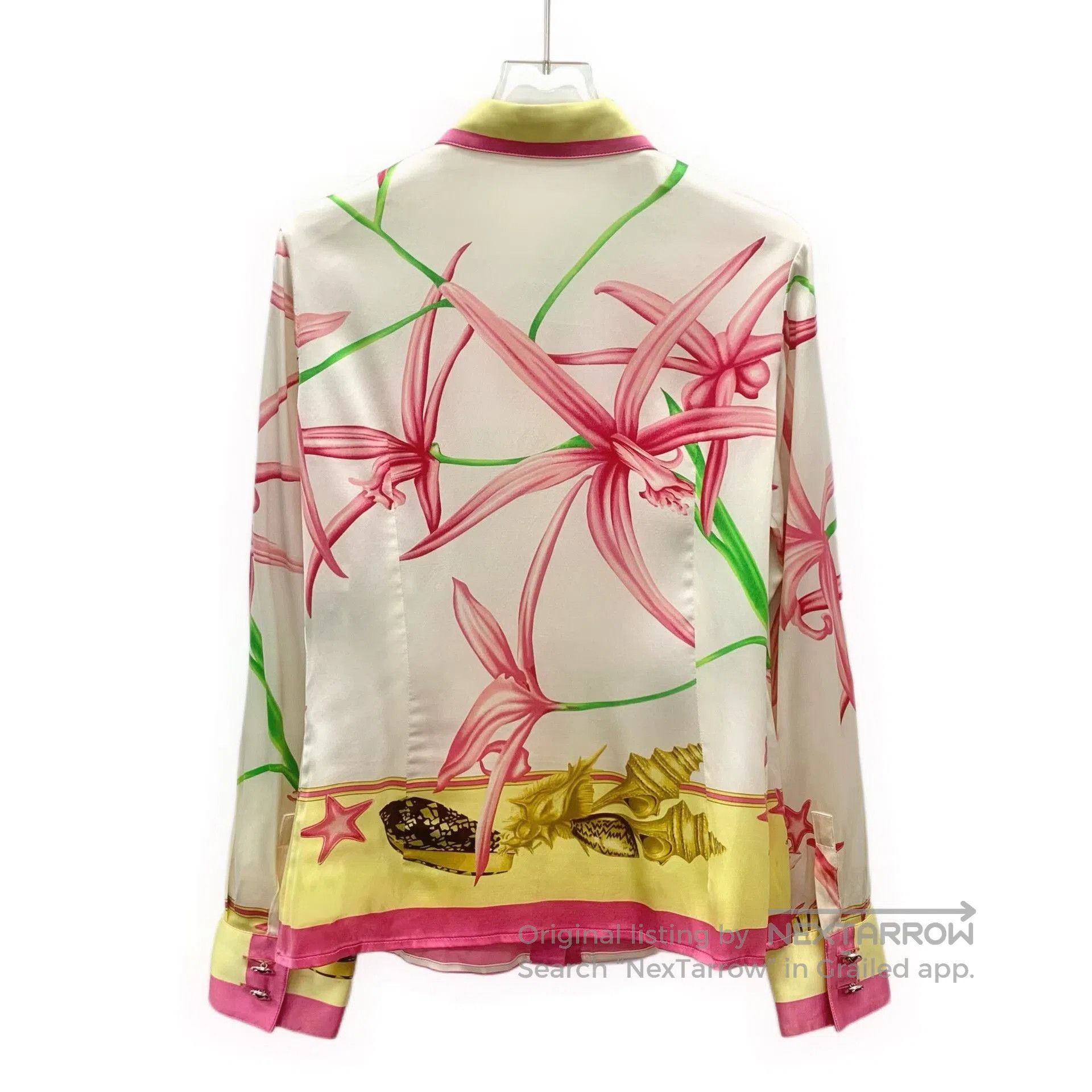 Versace Versace Starfish Shell Print Silk Shirt. Size S / US 4 / IT 40 - 2 Thumbnail