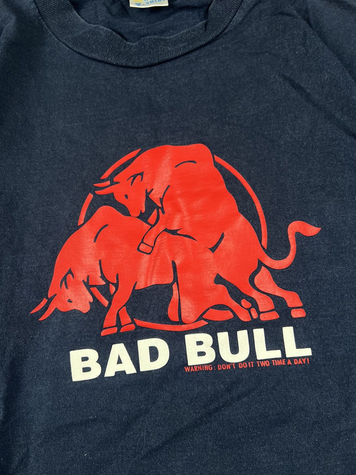 Vintage Y2K Adult Vintage Crazy Bad Bull Humor Sex Tee Shirt Size US XL / EU 56 / 4 - 4 Thumbnail