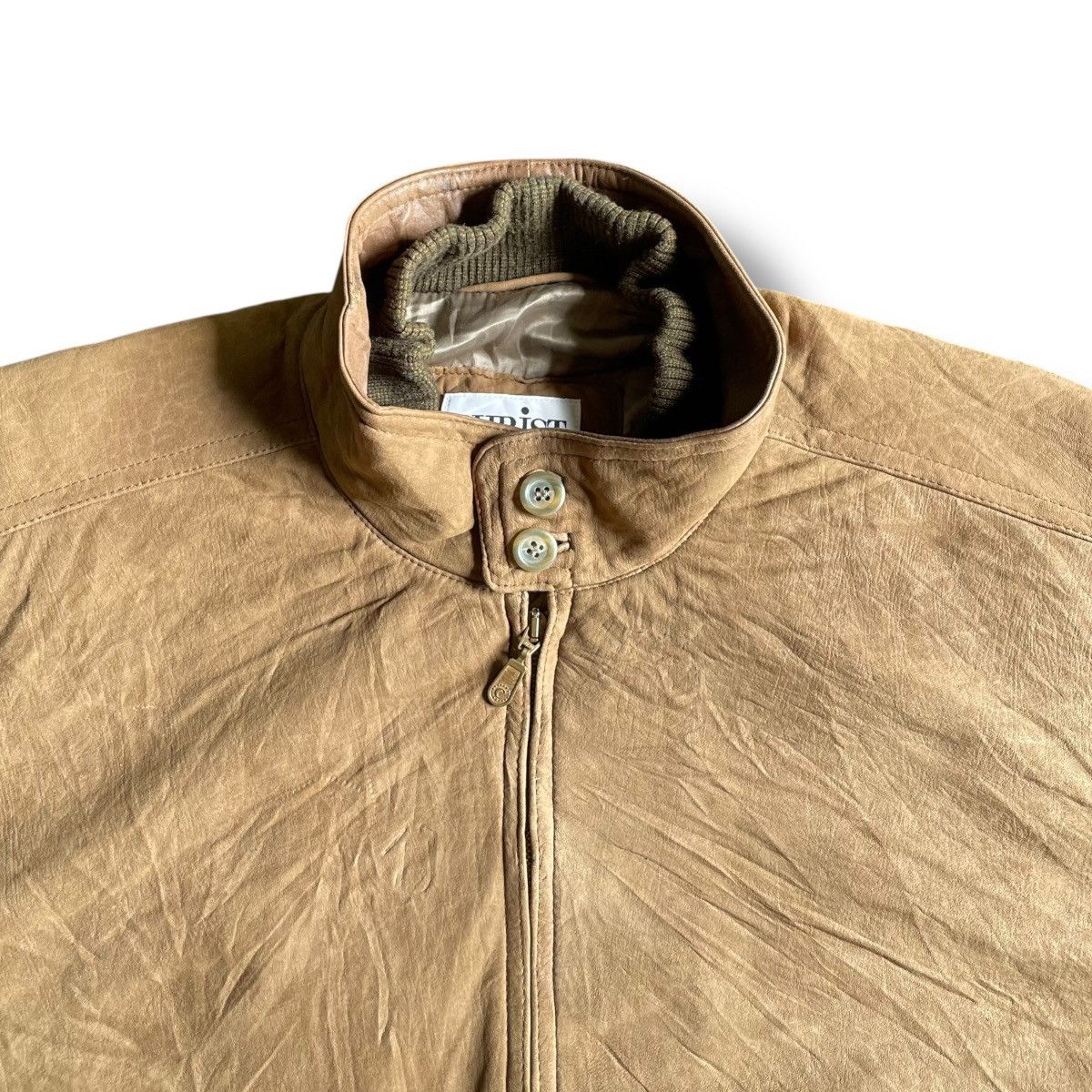 Barbour CHRIST GERMAN SUEDE LEATHER FULL ZIP JACKET Size US XL / EU 56 / 4 - 3 Thumbnail