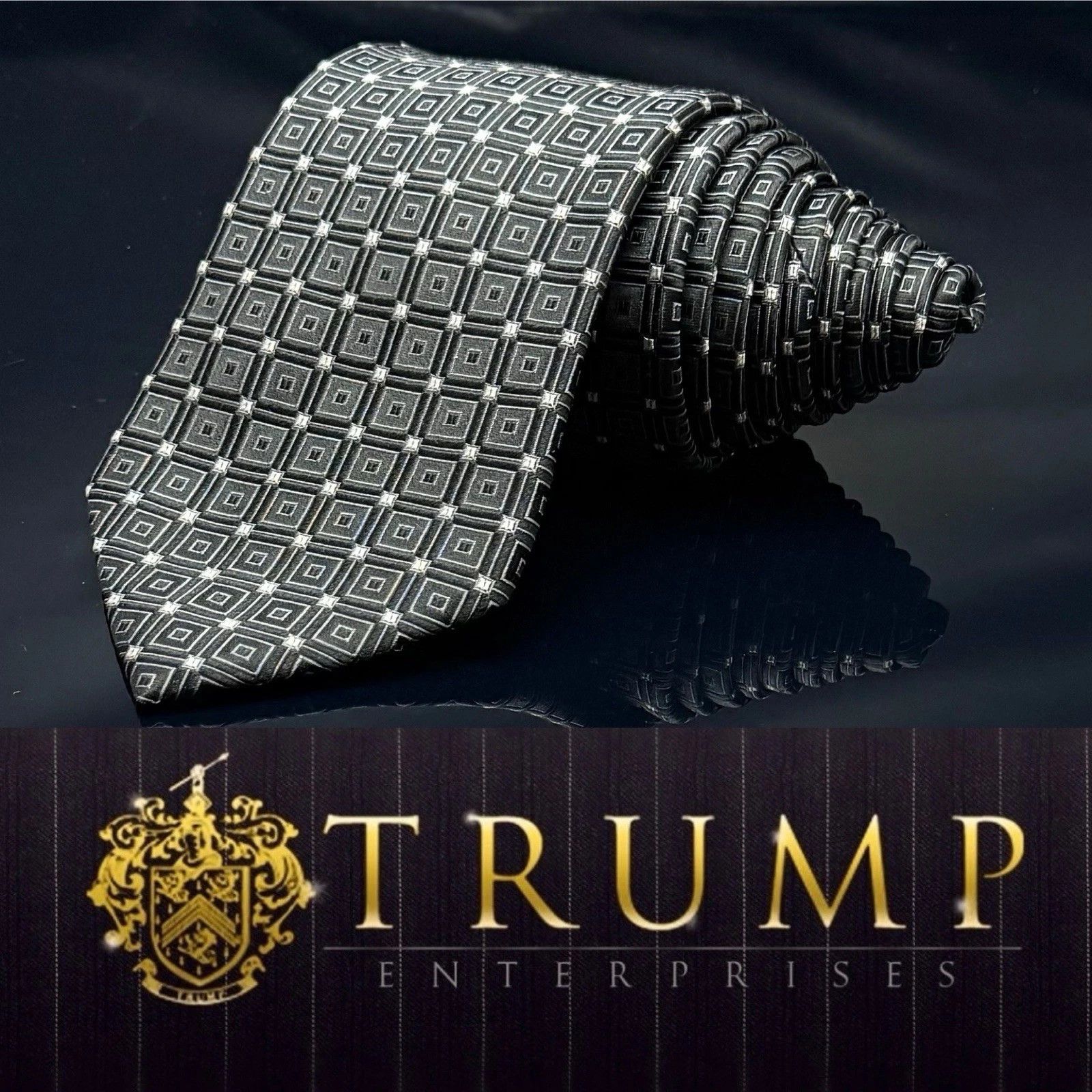 Donald Trump You are buying DONALD J. TRUMP 100% SILK Black Size ONE SIZE - 1 Thumbnail