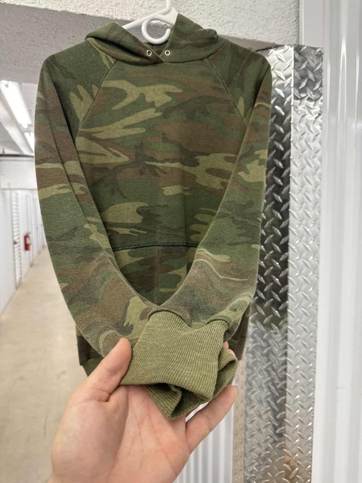 Vintage Vintage 70s Camo Hoodie Erd Grunge Size US M / EU 48-50 / 2 - 3 Thumbnail