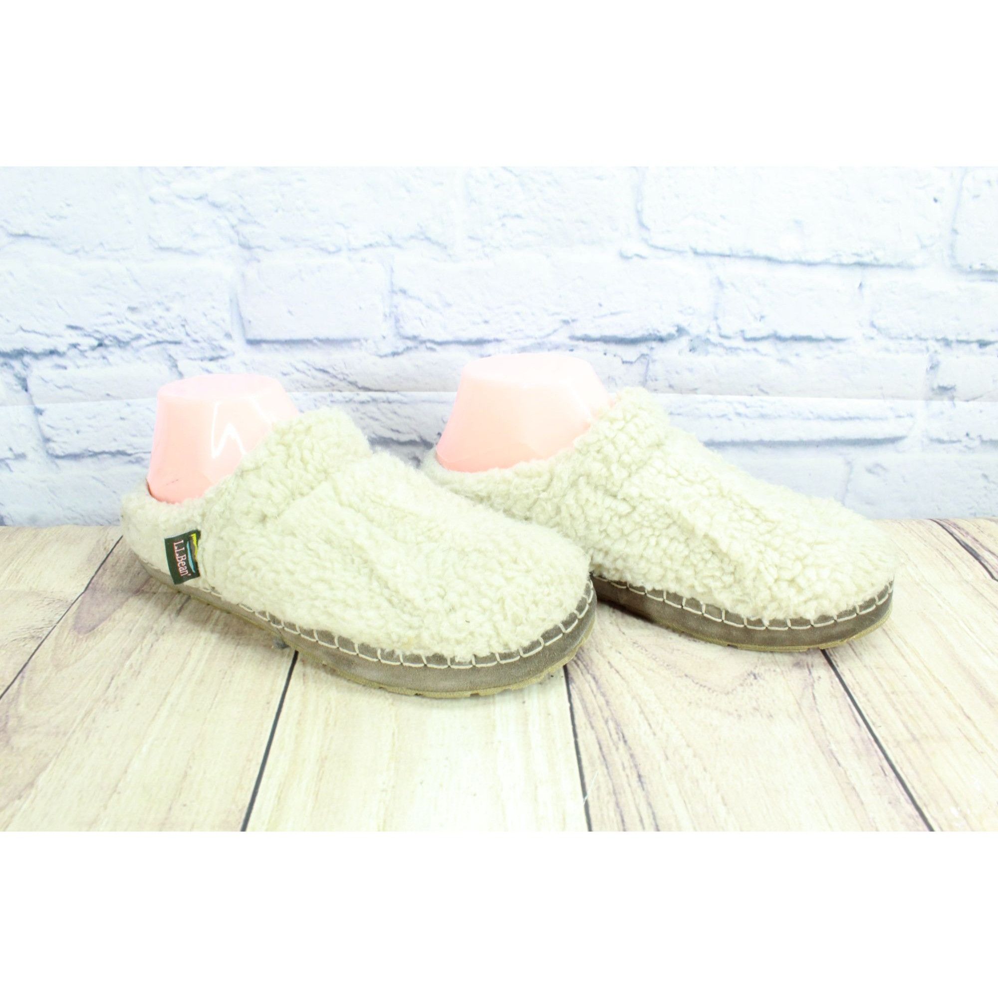 L.L. Bean LL Bean Women's Wicked Good Shearling Lined Cozy Slippers Size US 8 / IT 38 - 3 Thumbnail