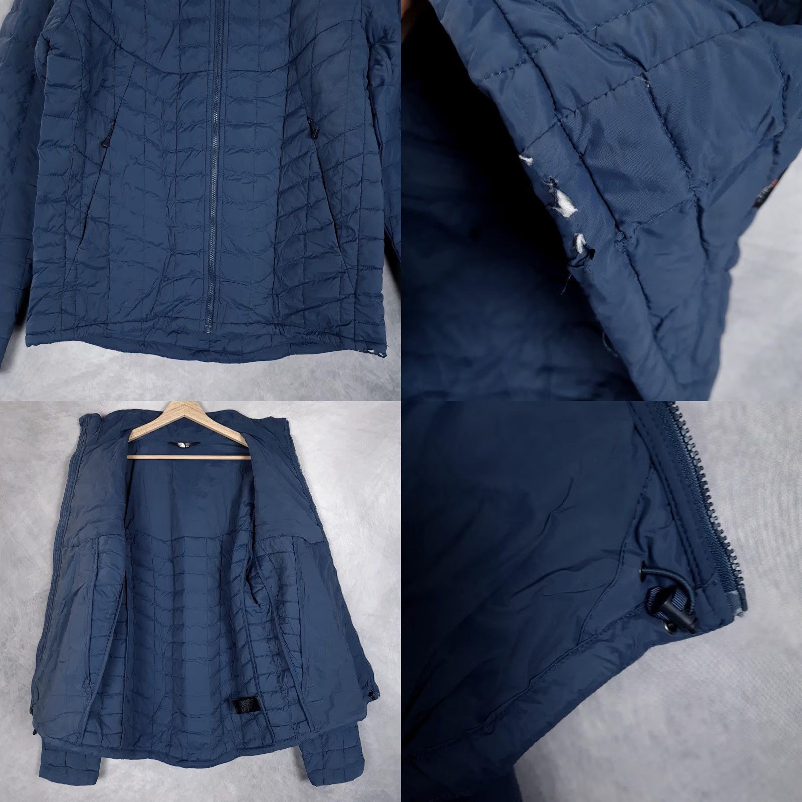 The North Face The North Face Jacket Mens M Blue ThermoBall Full Zip Puffer Lightweight Insulated Casual Fall Winter Size US M / EU 48-50 / 2 - 8 Thumbnail