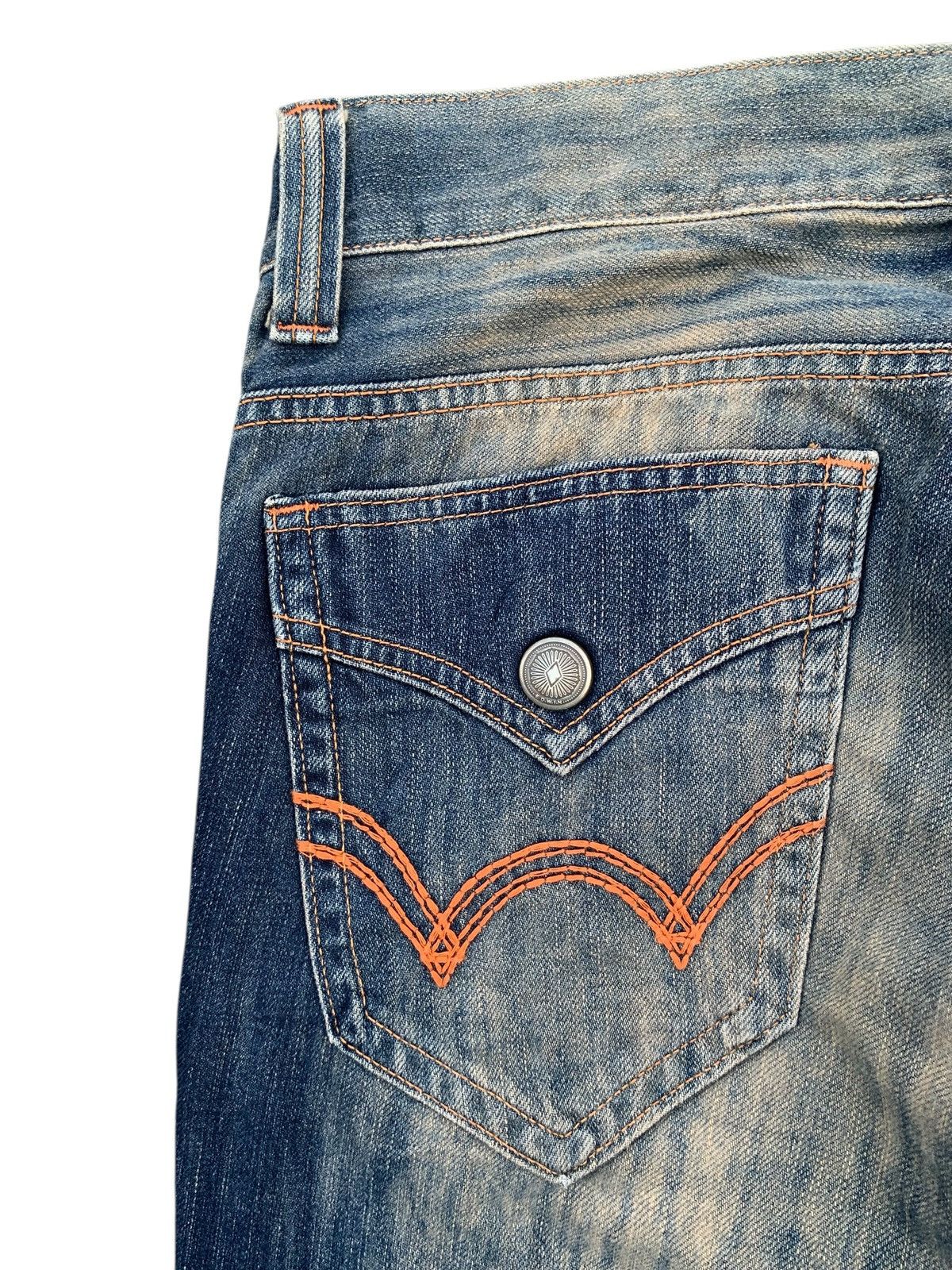 Edwin FLARE VINTAGE EDWIN NAVAJO RUSTY JAPANESE DISTRESSED DENIM Size US 34 / EU 50 - 10 Thumbnail