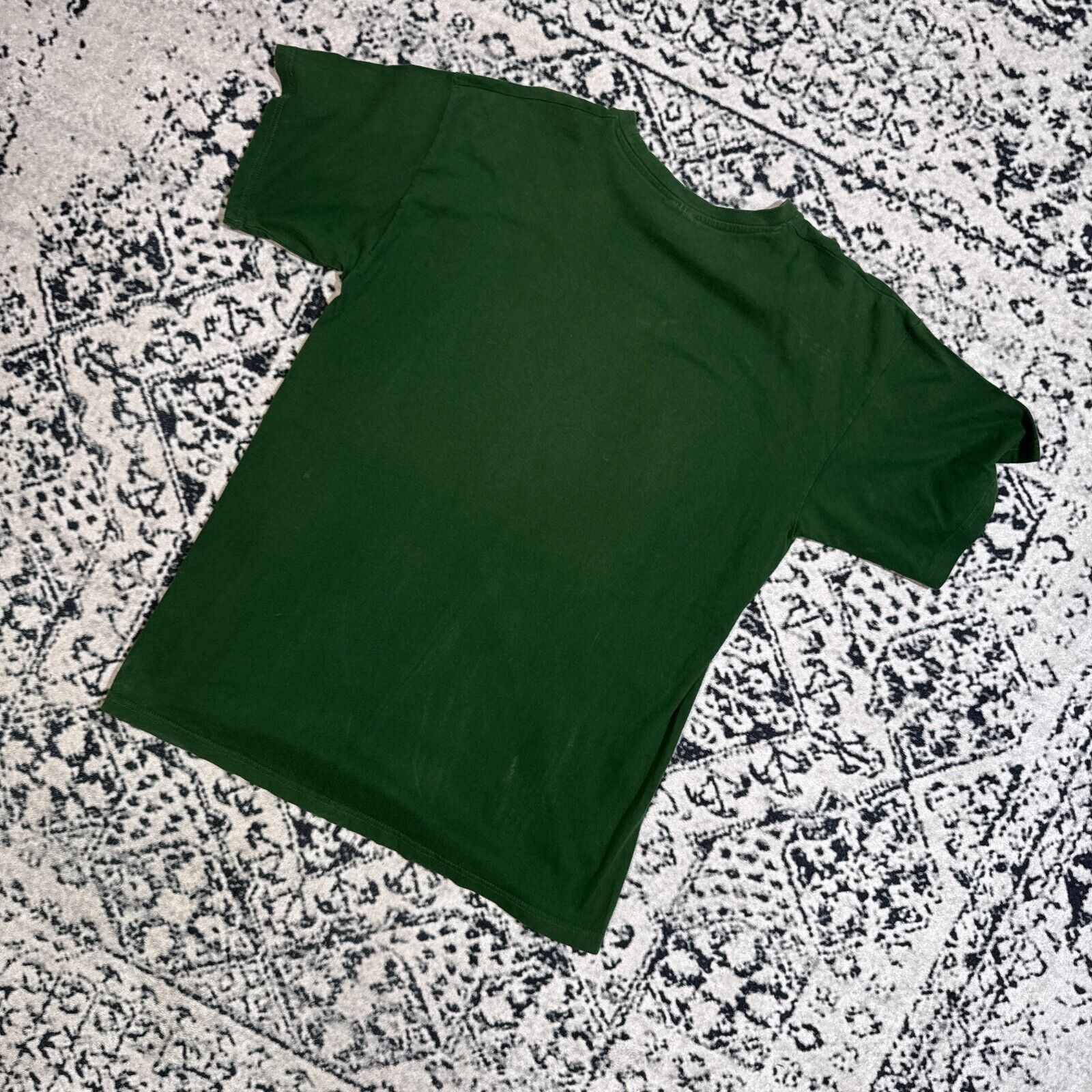 Vintage Vintage Bottle Green Cotton T-Shirt Size L Bulldog Roterdam Size US L / EU 52-54 / 3 - 8 Thumbnail