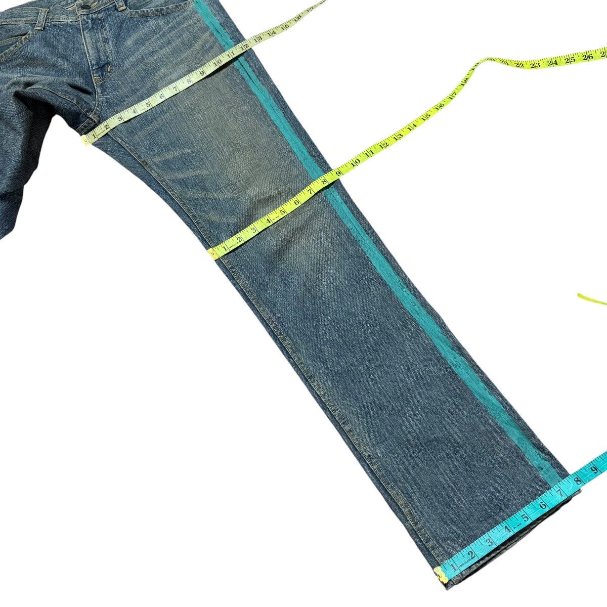 Hysteric Glamour OZONE ROCKS Distressed Denim Painter Jeans Size US 33 - 17 Thumbnail
