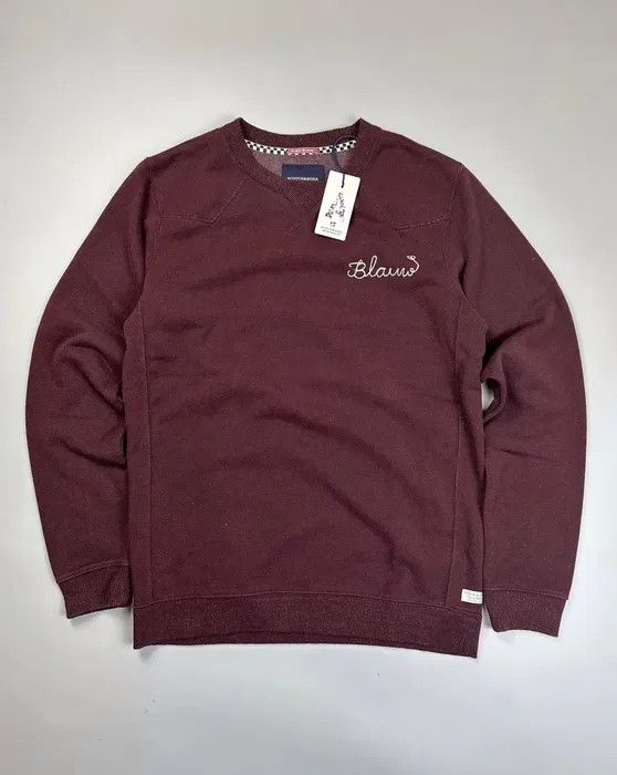 Scotch&Soda Basic Dark Cherry Sweatshirt