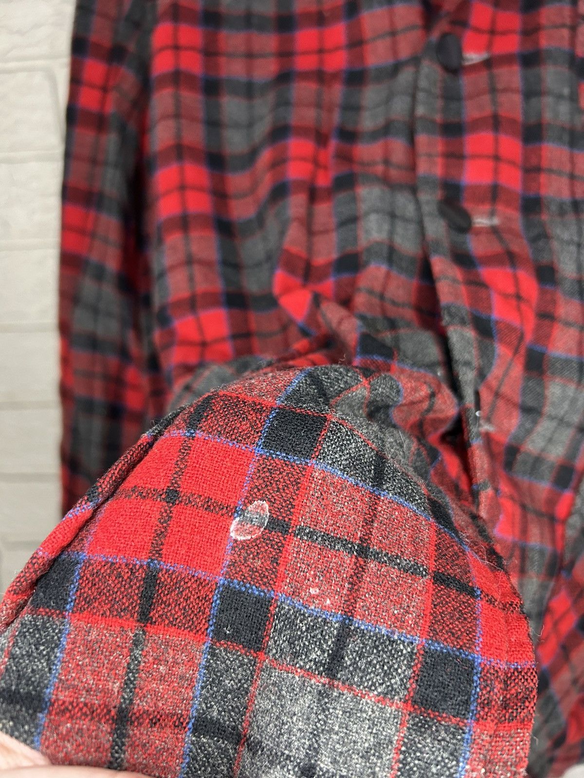 Pendleton × Vintage Vintage 60s Pendleton Wool Tartan Plaid Button Up Flannel Size US L / EU 52-54 / 3 - 7 Thumbnail