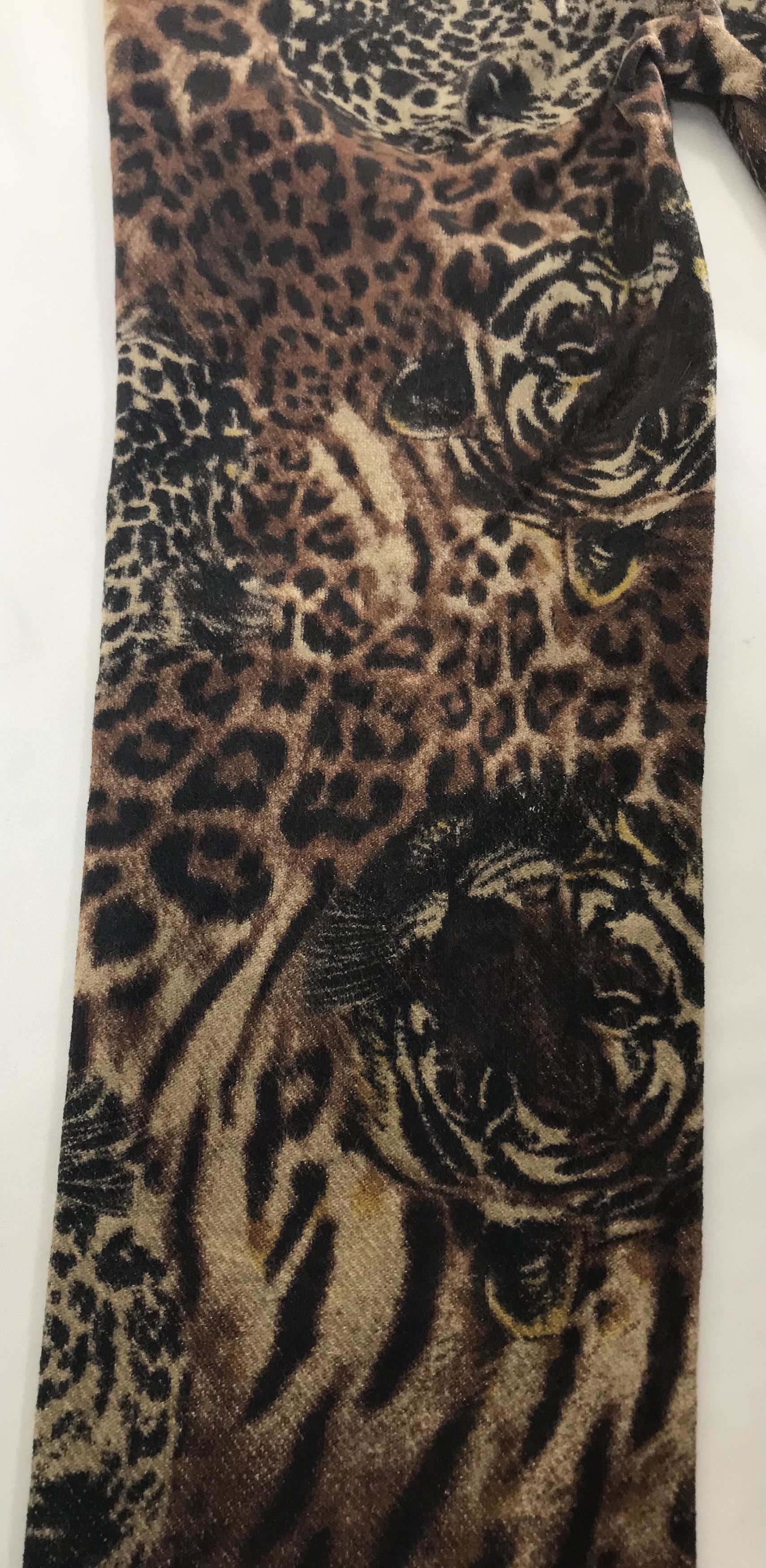 Japanese Brand Japanese Tiger & Leopard 3D Printed Velvet Skinny Pants Size 26" / US 2 / IT 38 - 12 Thumbnail