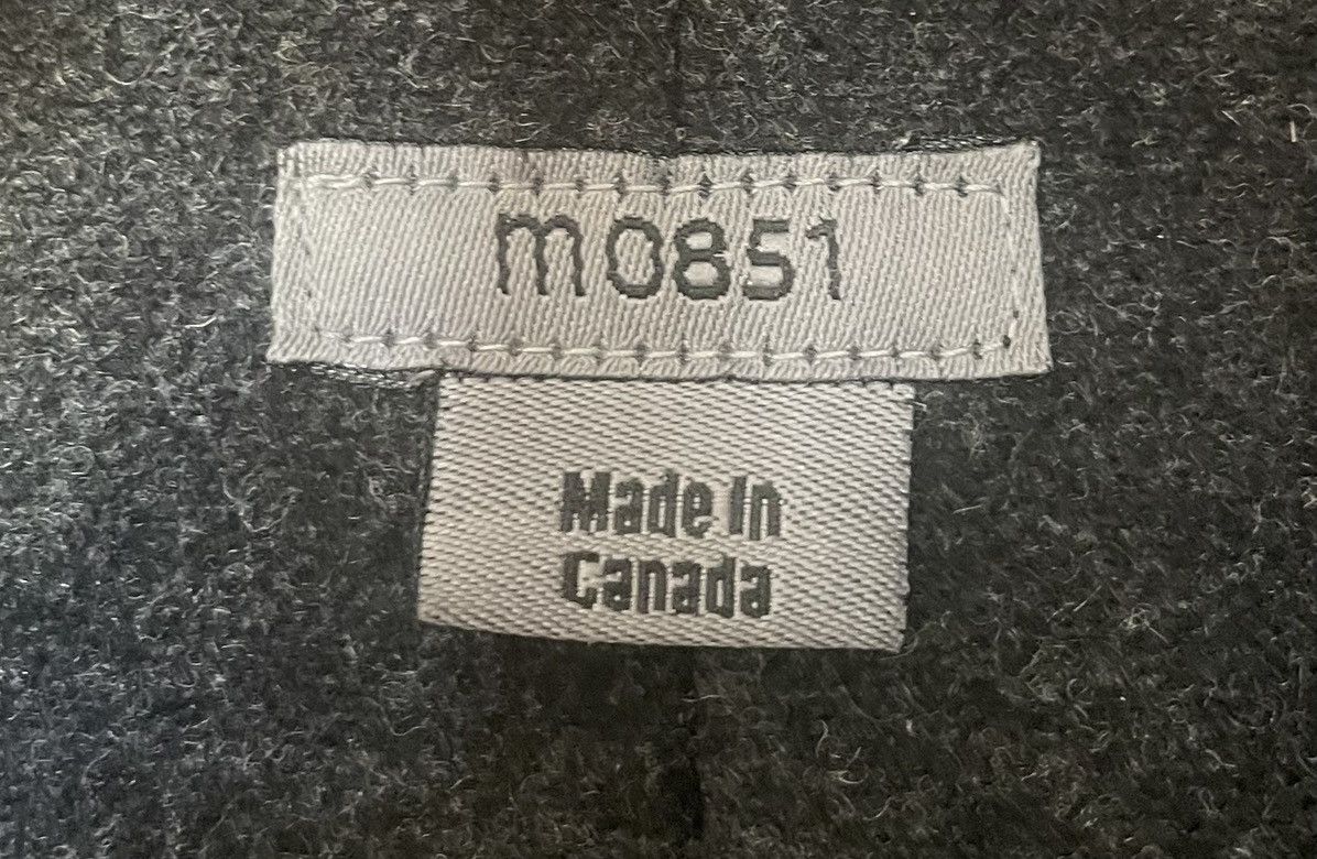 Other M0851 Men's XL Black Cotton Blend Wool Lined Button & Zipper Size US XL / EU 56 / 4 - 7 Thumbnail