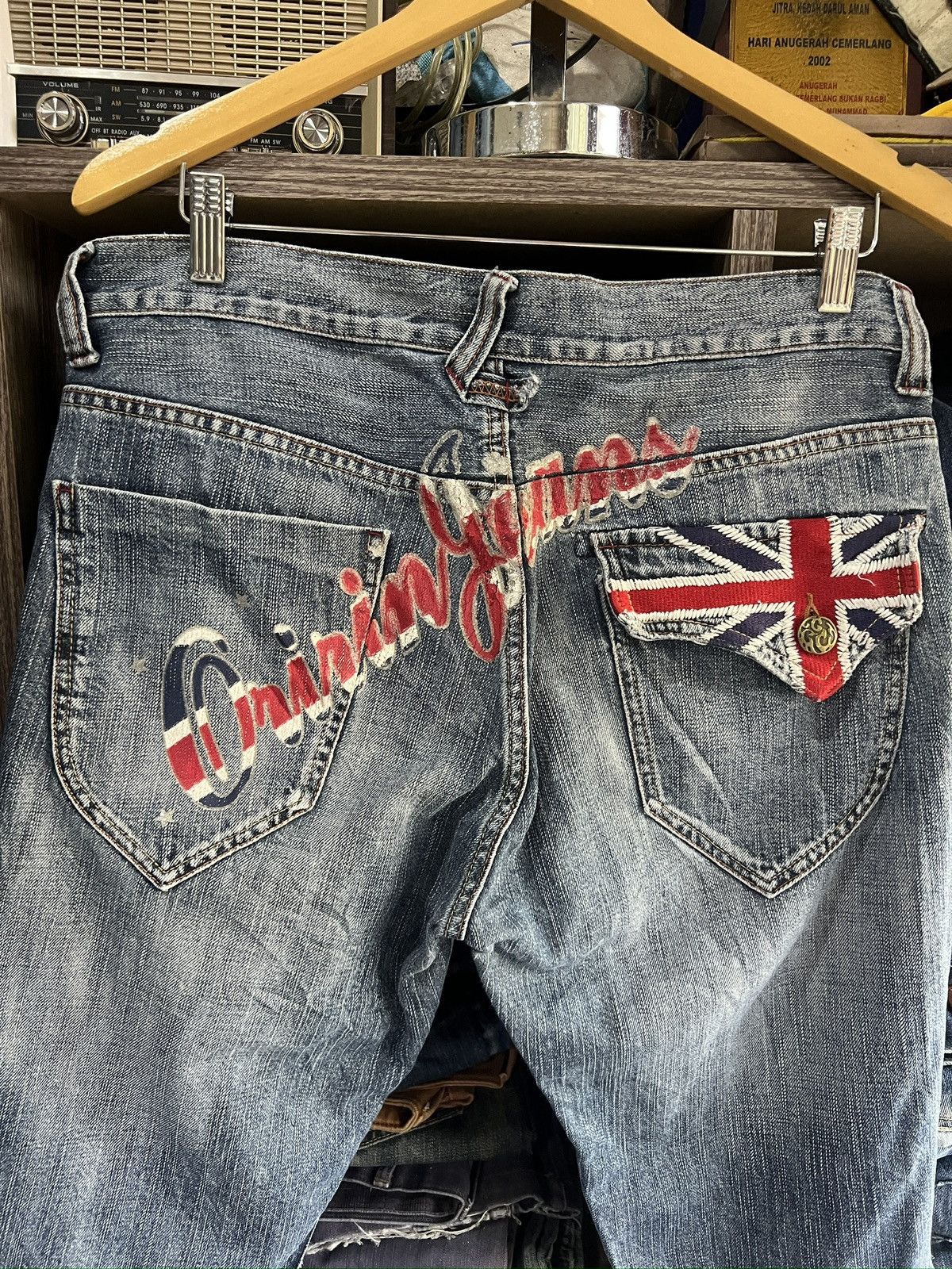 🔥Oririn Jeans Cropped Distressed Denim