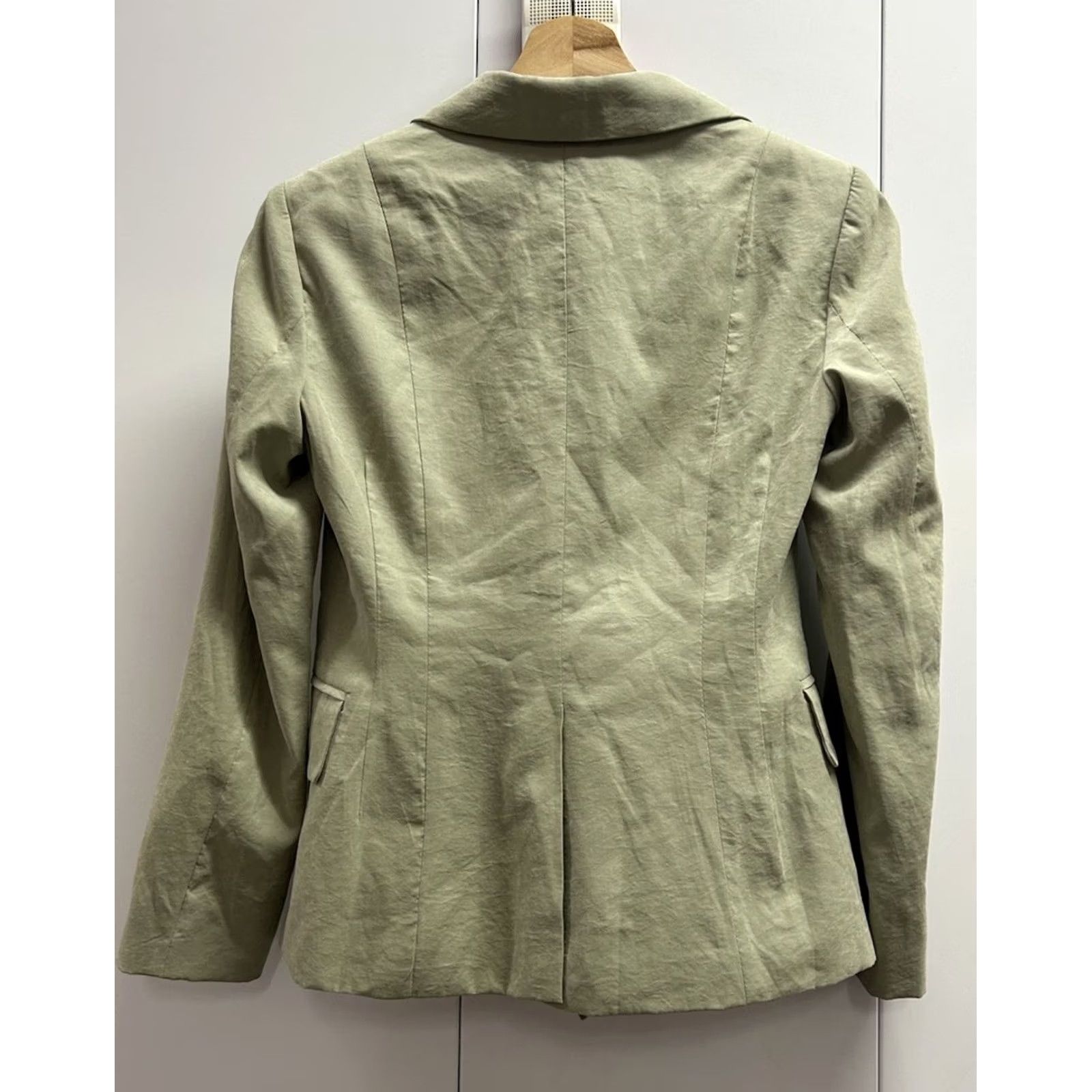 Nanette Lepore VINTAGE Women’s Nanette Lepore Mint Light Green Business Jacket Made In USA Size 2 Size XS / US 0-2 / IT 36-38 - 2 Thumbnail