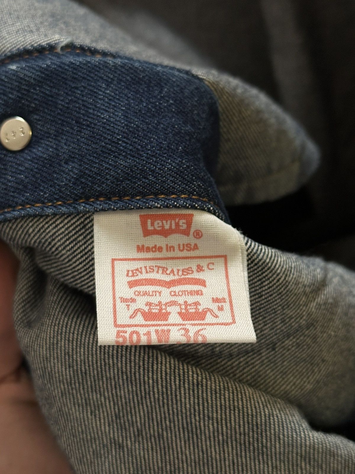 Levi's Levi’s Vintage Denim Jacket – Made in USA Size US L / EU 52-54 / 3 - 7 Thumbnail