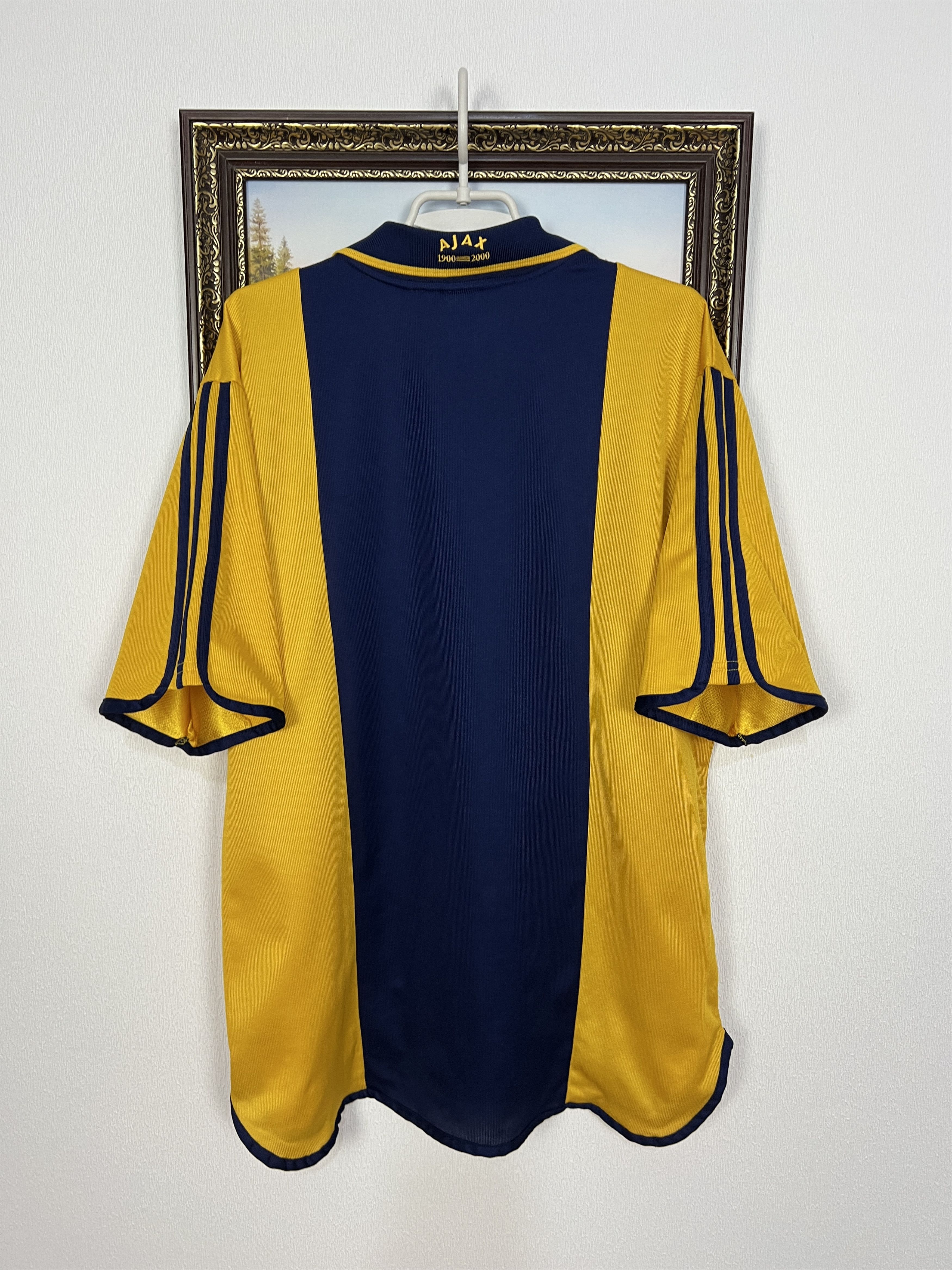 Umbro Ajax Amsterdam football shirt 2000 Soccer Jersey Trikot Size US L / EU 52-54 / 3 - 9 Thumbnail