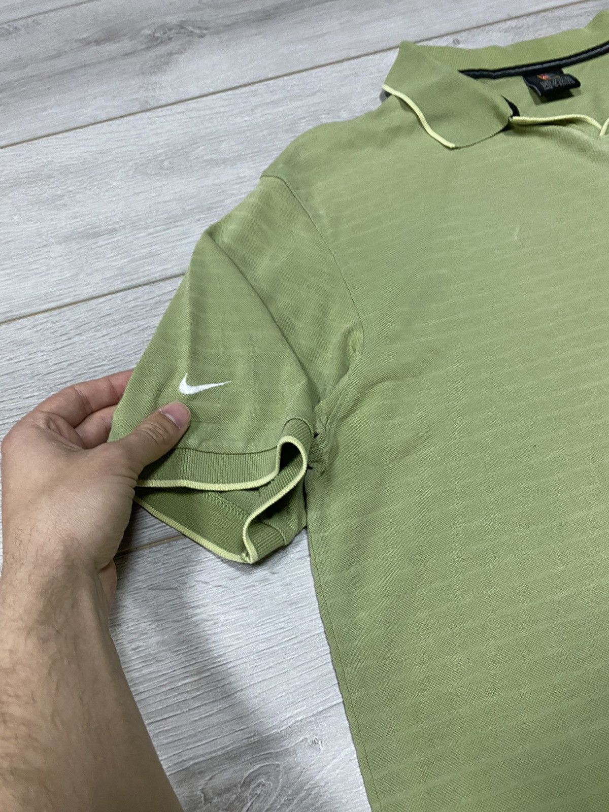Nike Nike court tennis vintage striped polo Size US L / EU 52-54 / 3 - 5 Thumbnail